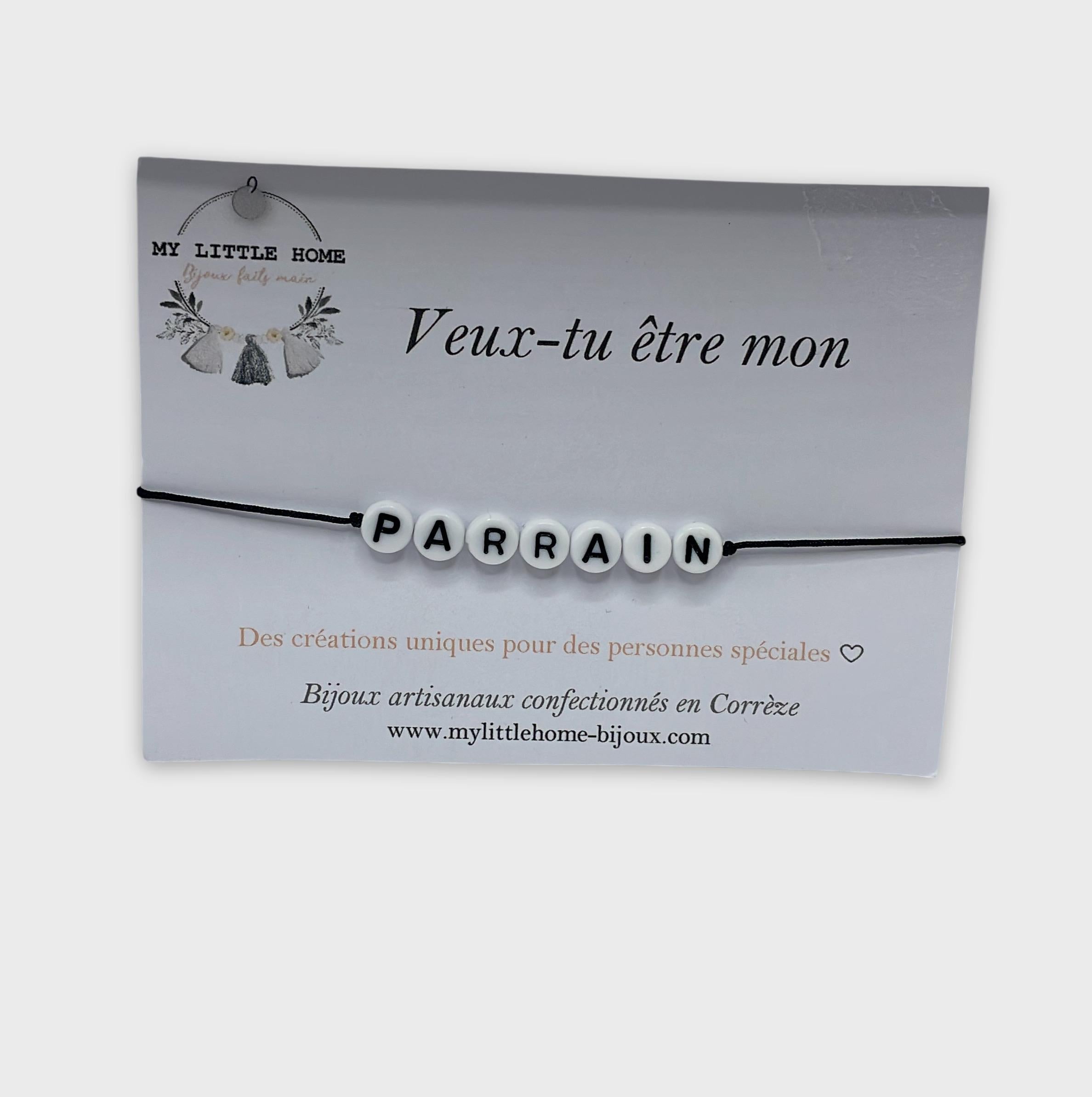 0-My Little Home - Bracelet - Parrain
