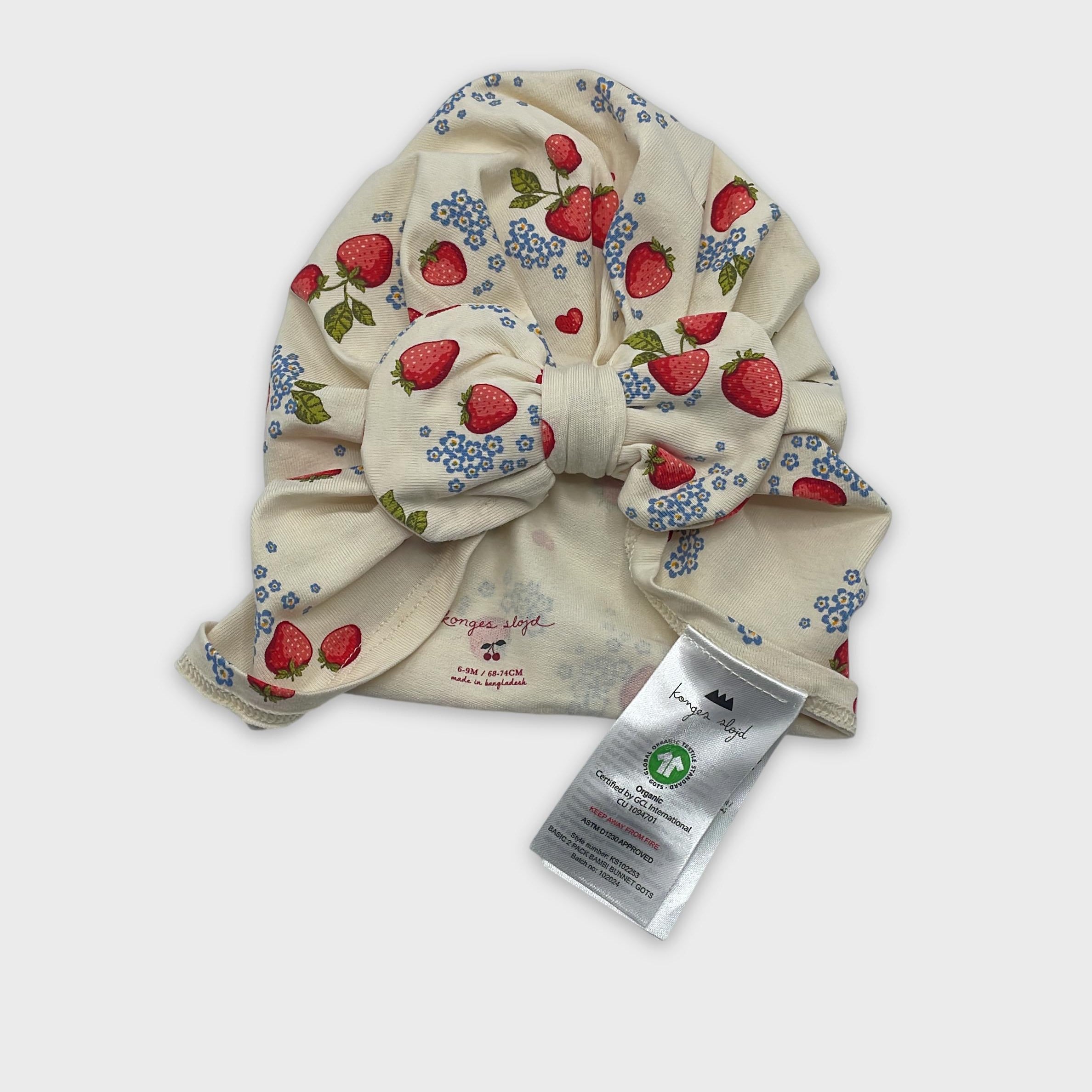 0-Konges Slojd - Bonnet à noeud - 6-9M