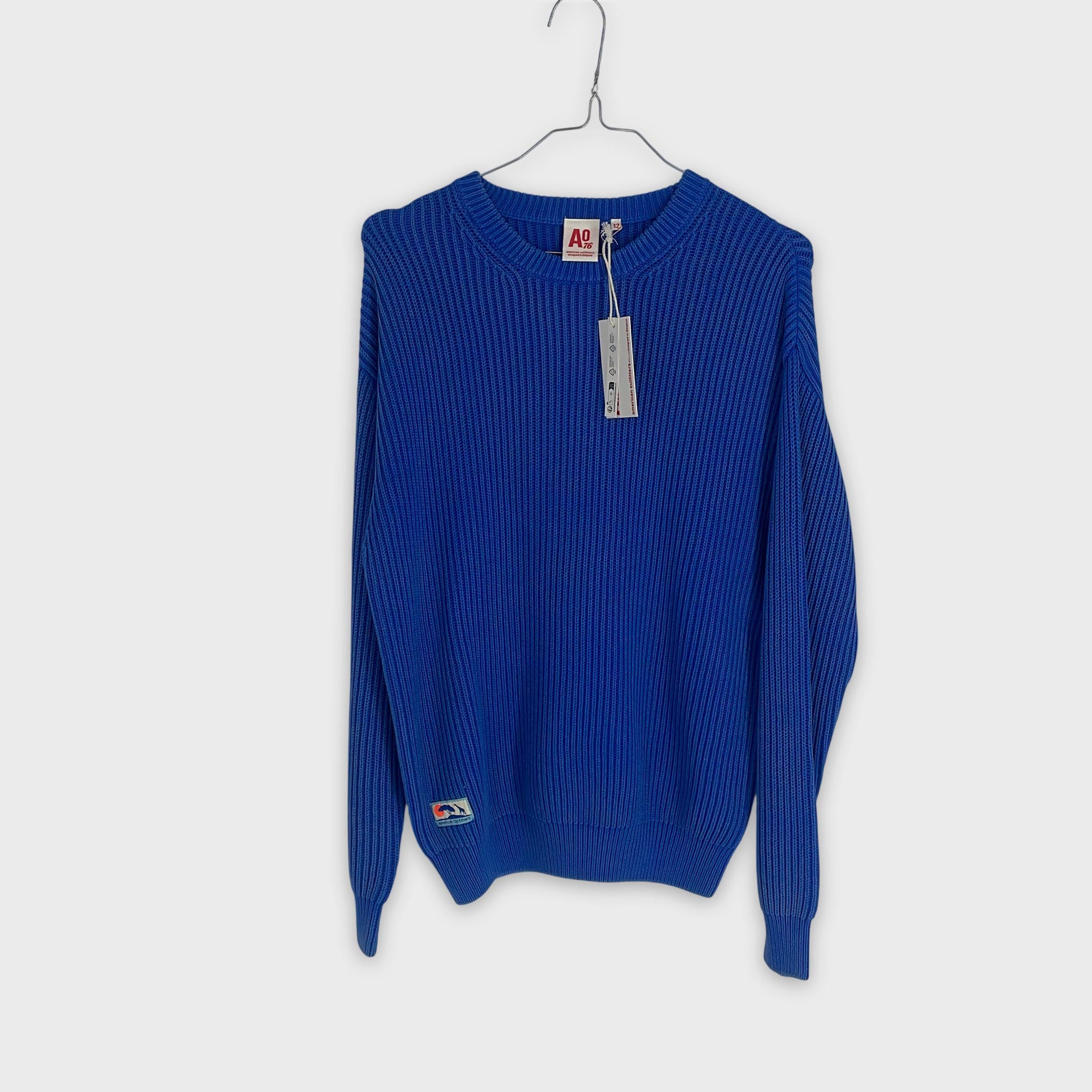 0-AO 76 - Pull en maille côtelée - 12 ans