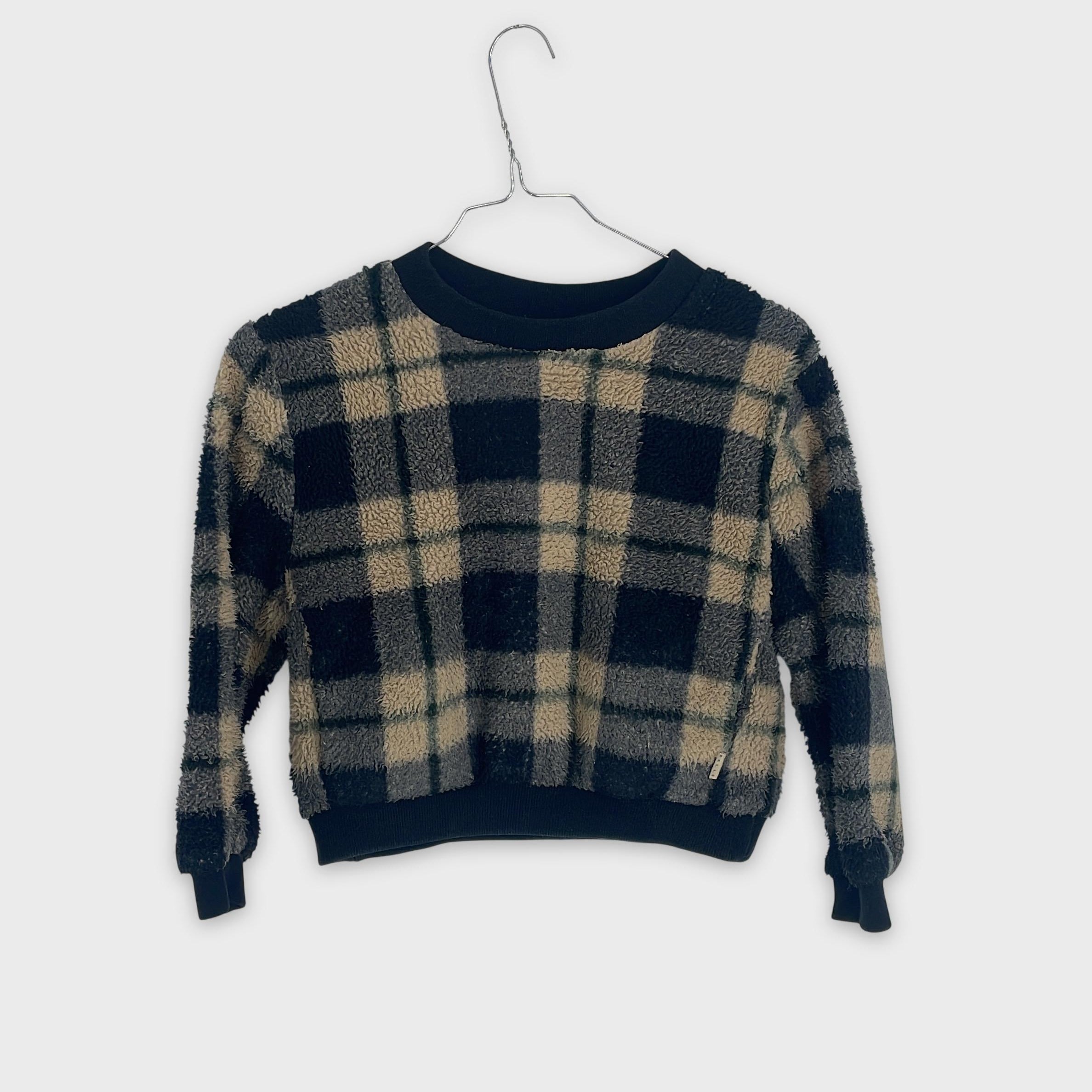 0-Bellerose - Sweat Polaire Plaid - Taille 8