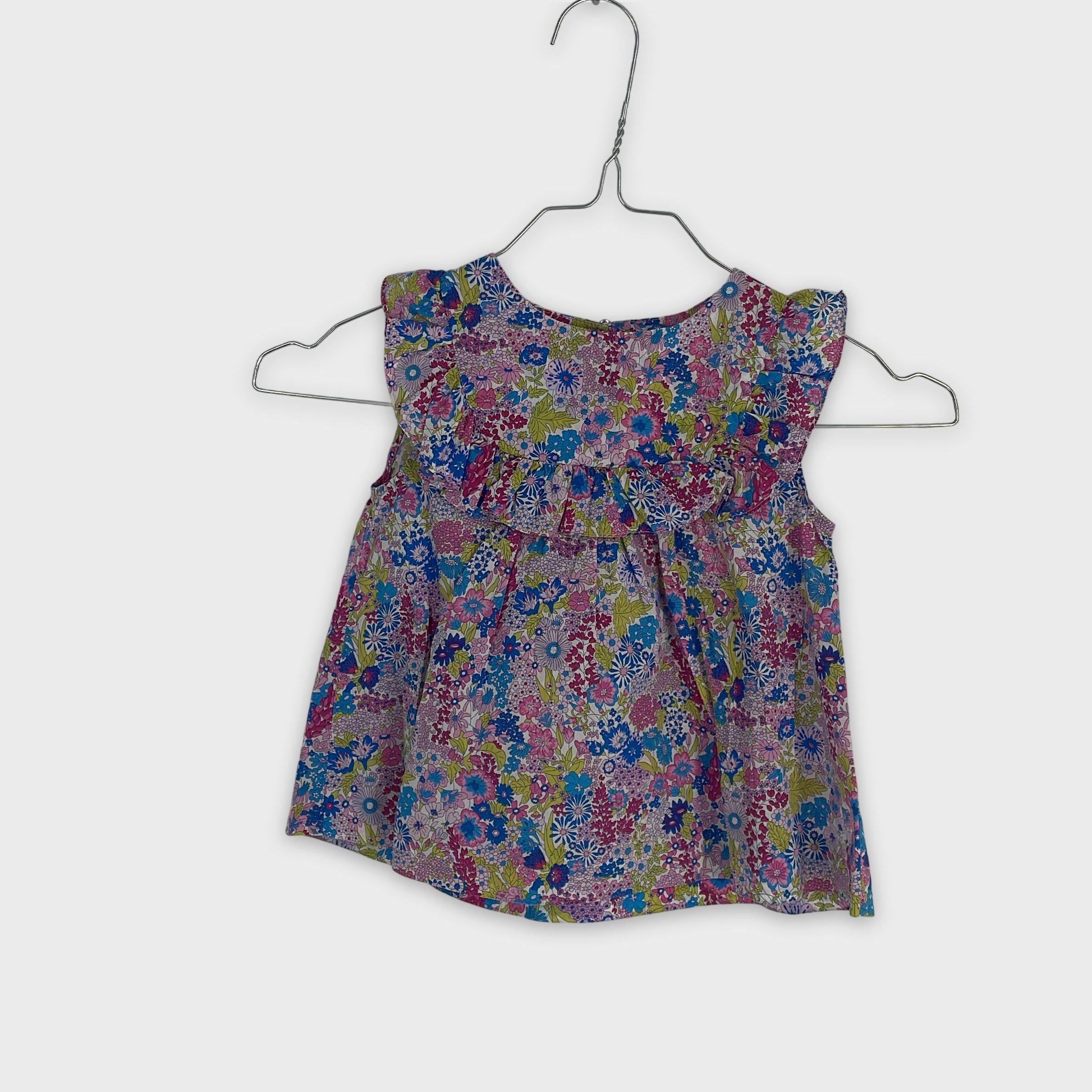 0-Jacadi - Robe fleurie - 4A