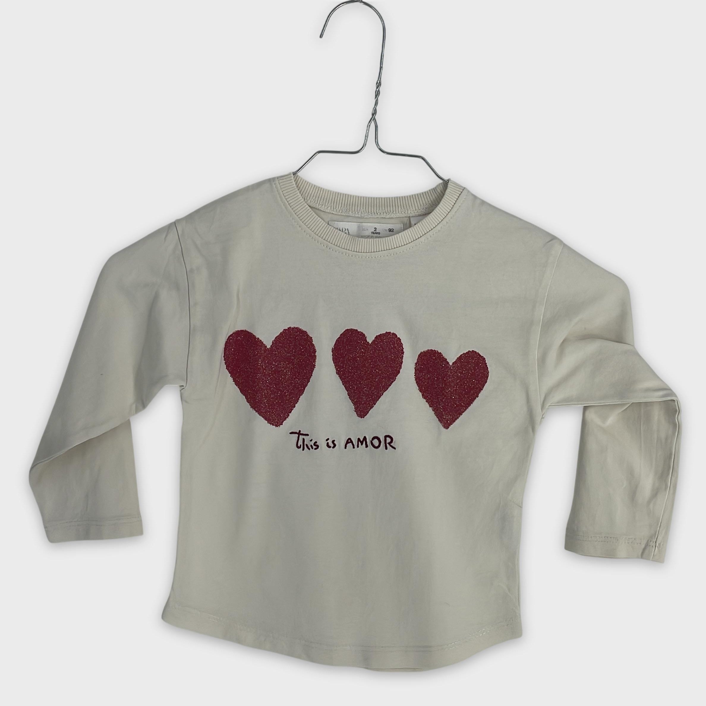 0-ZARA - T-shirt manches longues - 2 ans