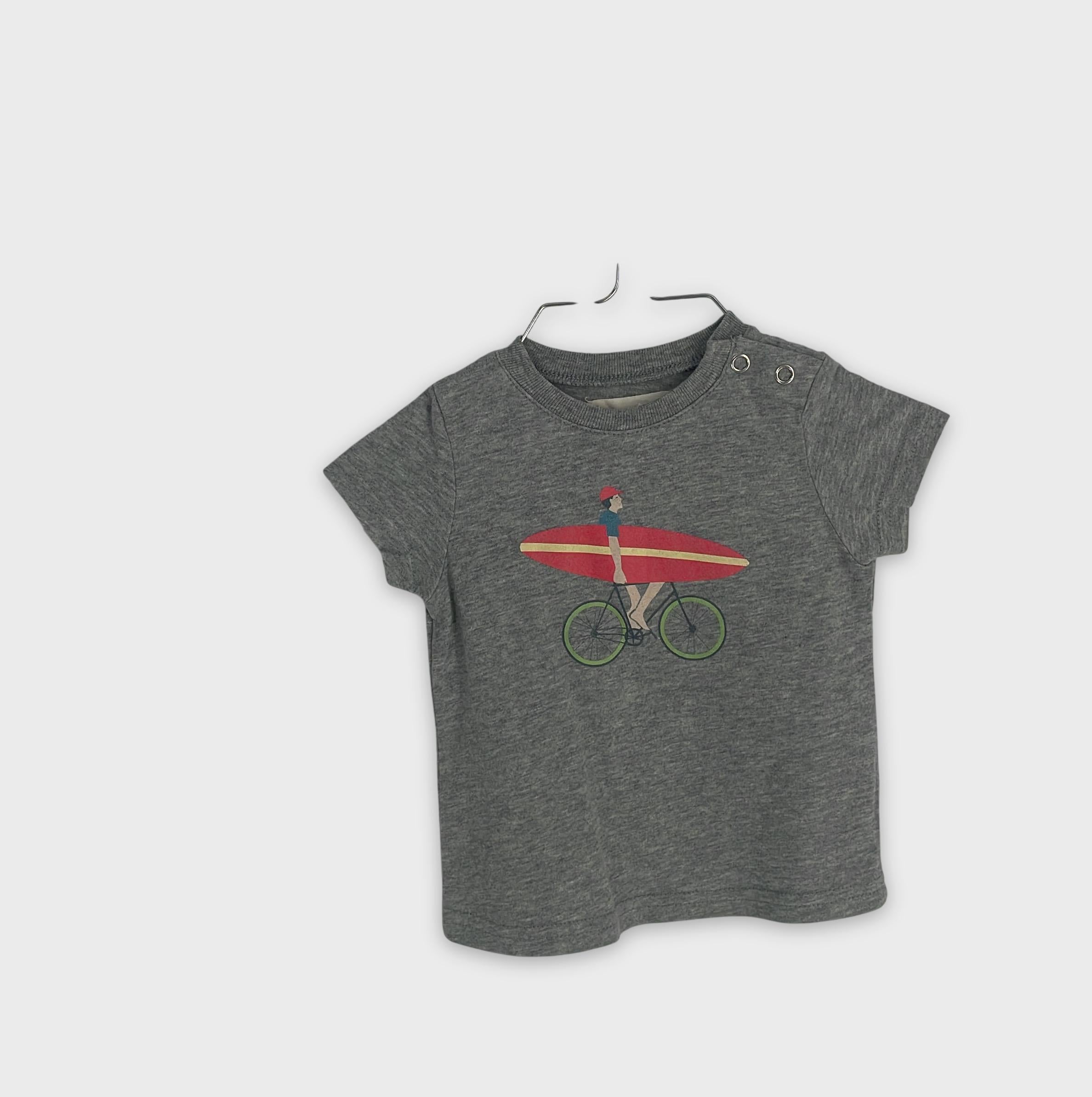 0-Oursène et les pipelettes - T-shirt Bébé - 6 mois