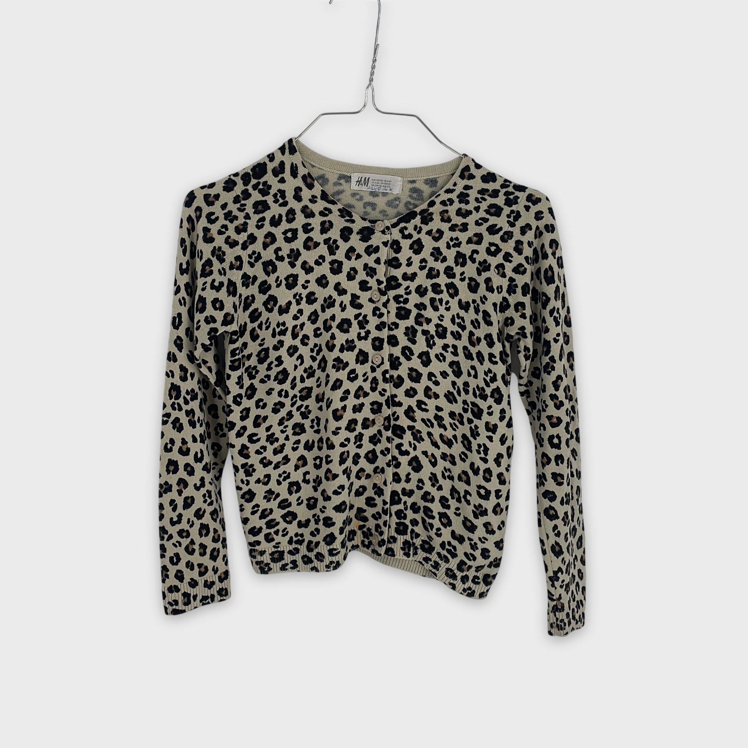 0-H&M - Gilet à motif léopard - 4-6 ans