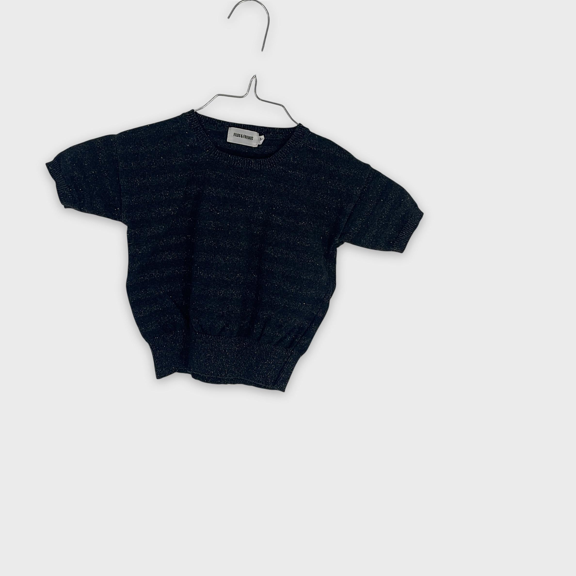 0-FILOU & FRIENDS - Pull pailleté - Taille 2 ans
