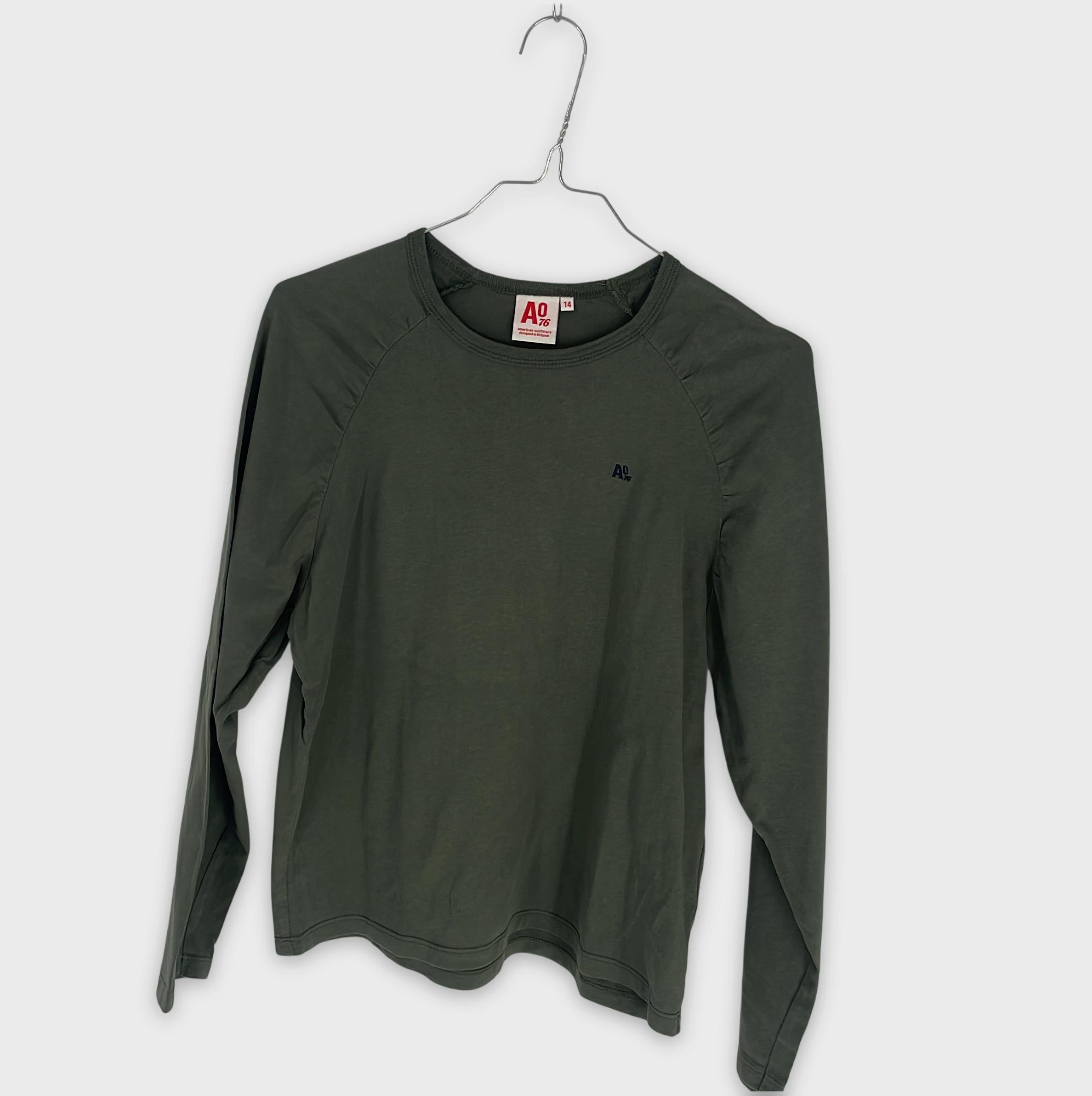 0-AO 76 - T-shirt manches longues - Taille 14 ans
