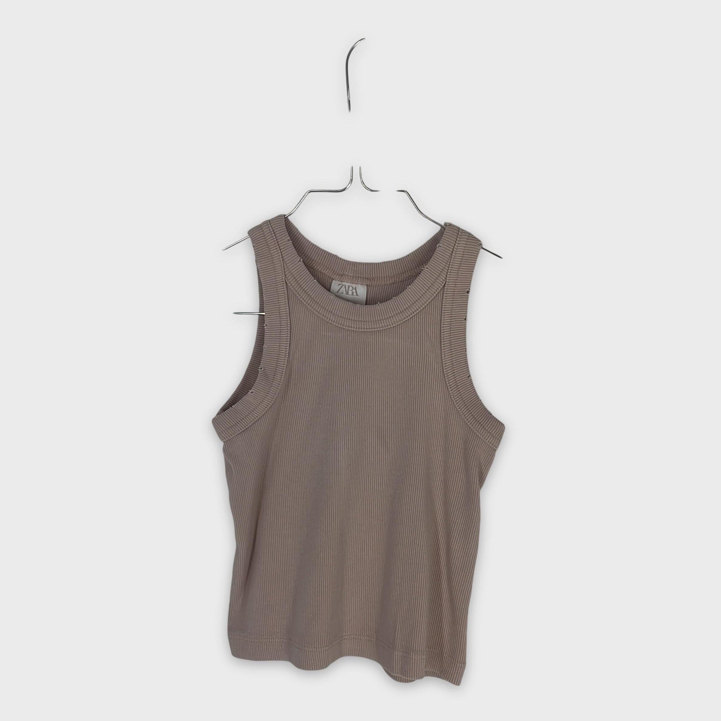 0-ZARA - Débardeur côtelé - 6-7 ans