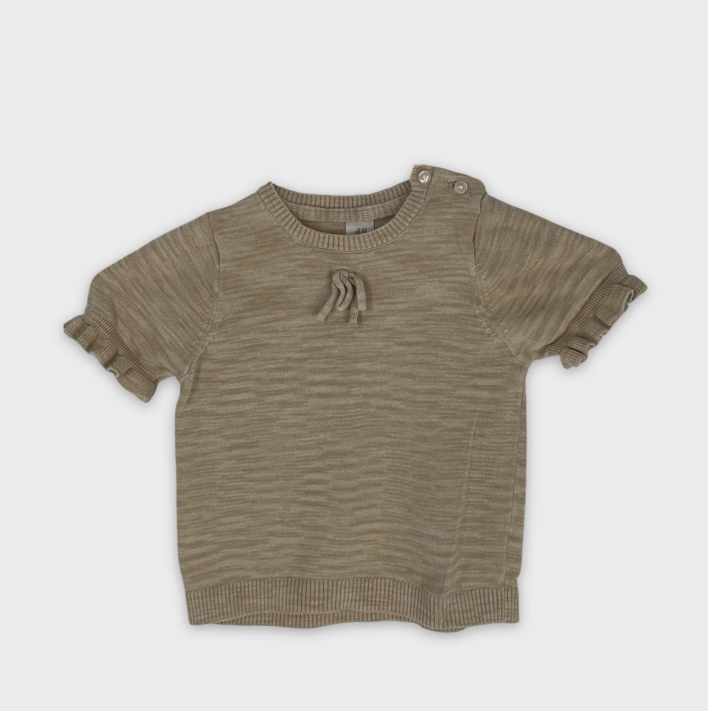 0-H&M - Pull à manches courtes - 12-18M