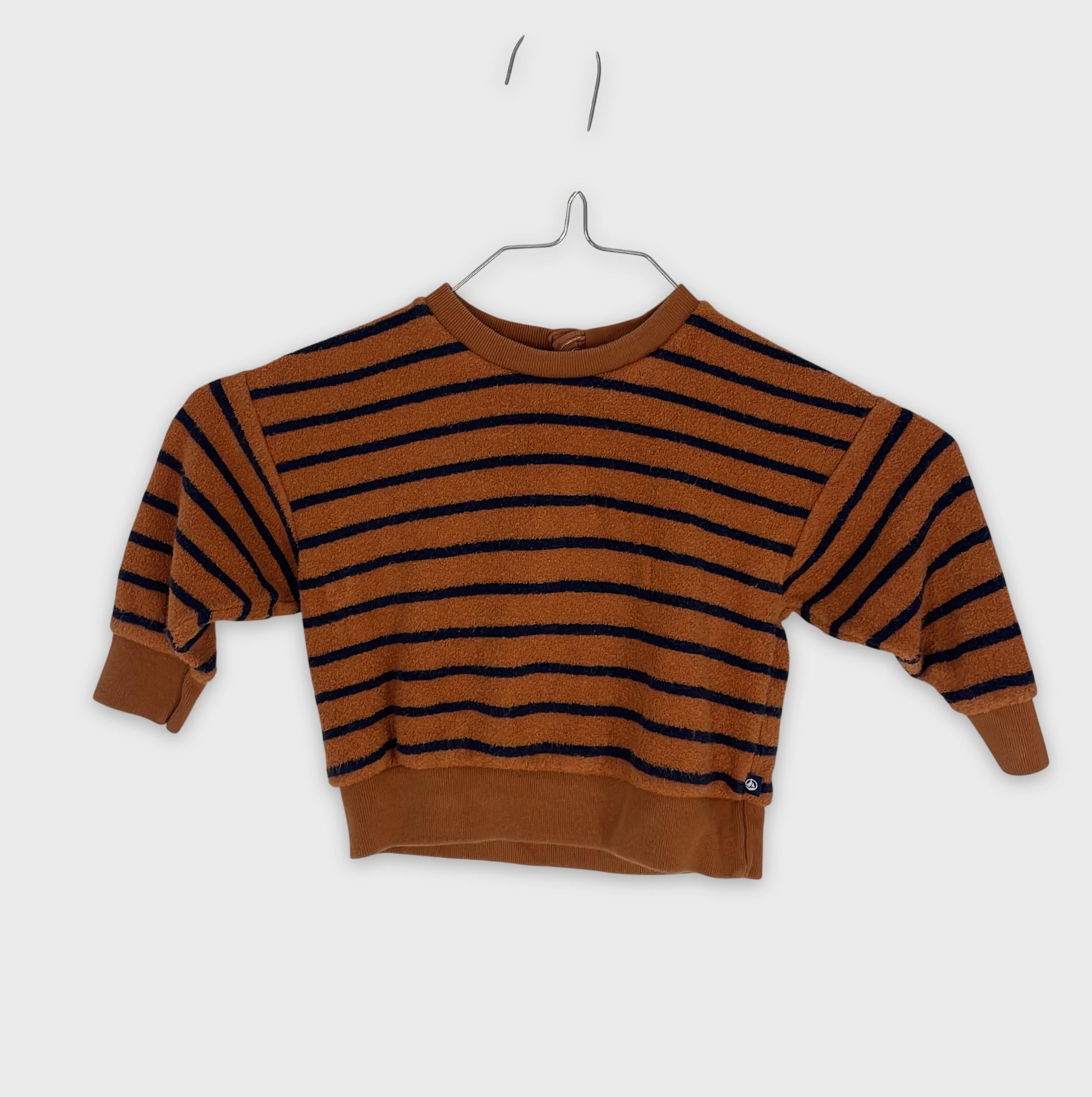 0-Petit Bateau - Haut manches longues - 12m