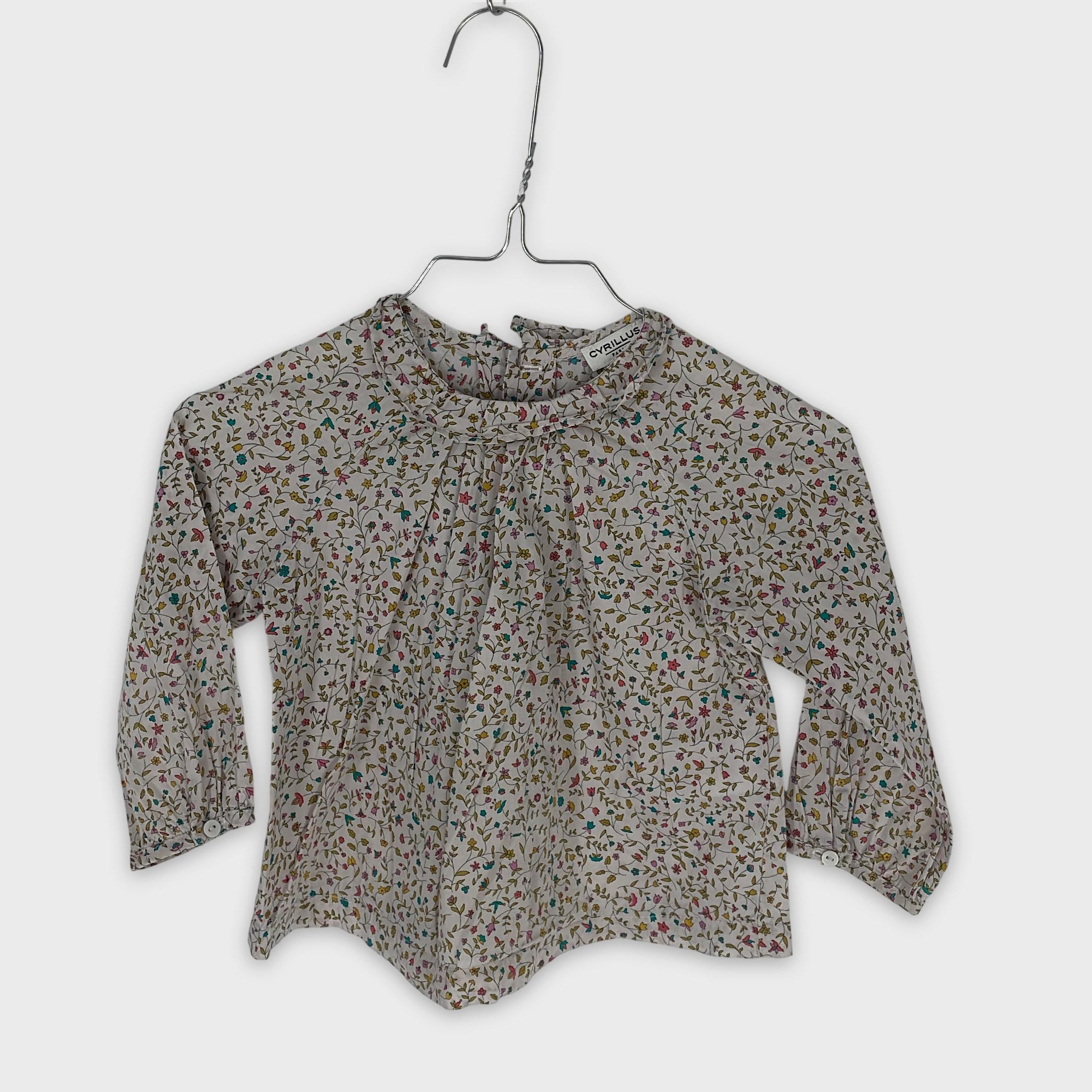 0-CYRILLUS - Blouse à fleurs - 18M