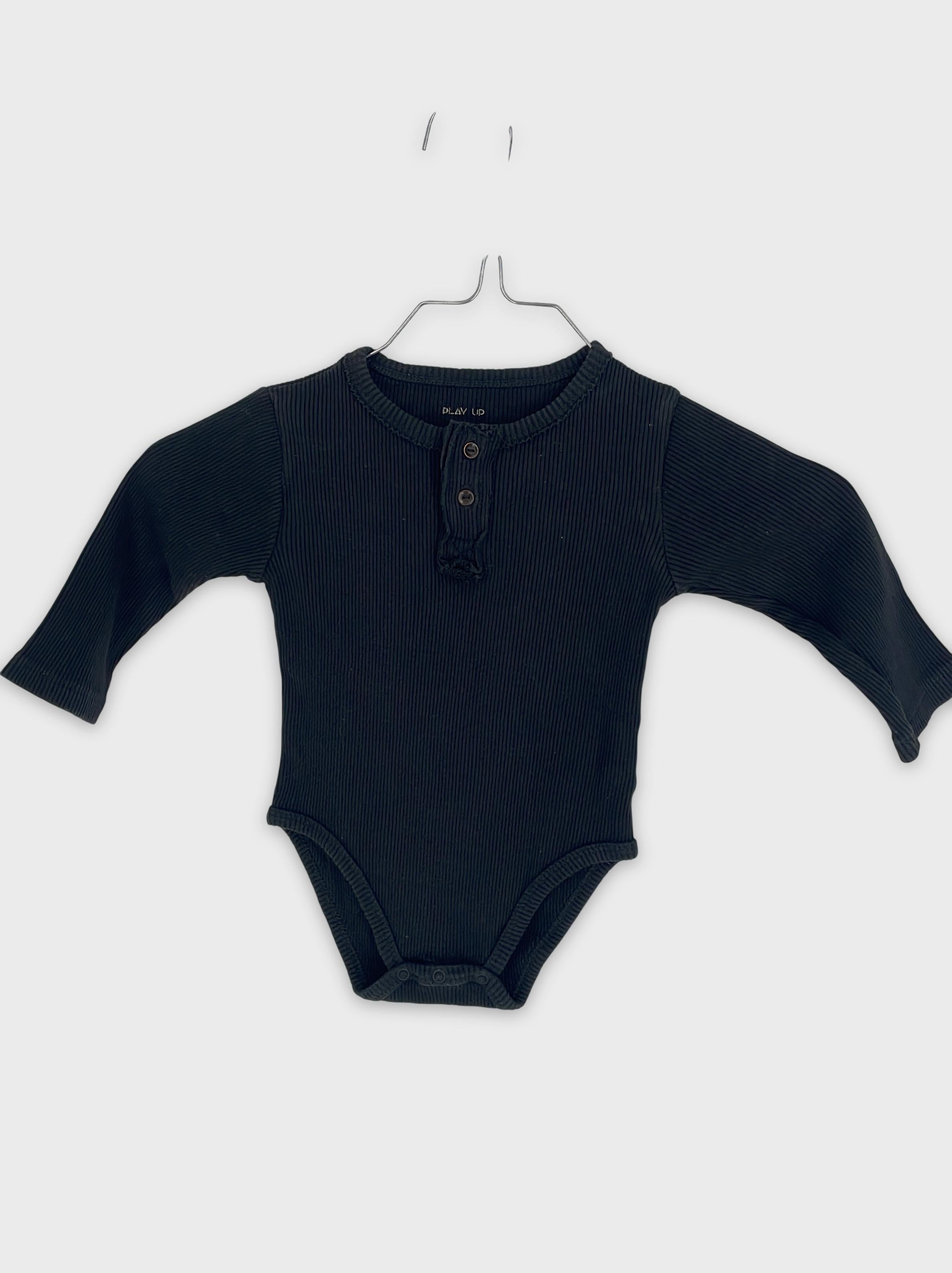 0-PLAY UP - Body bébé côtelé - 3/6 Mois