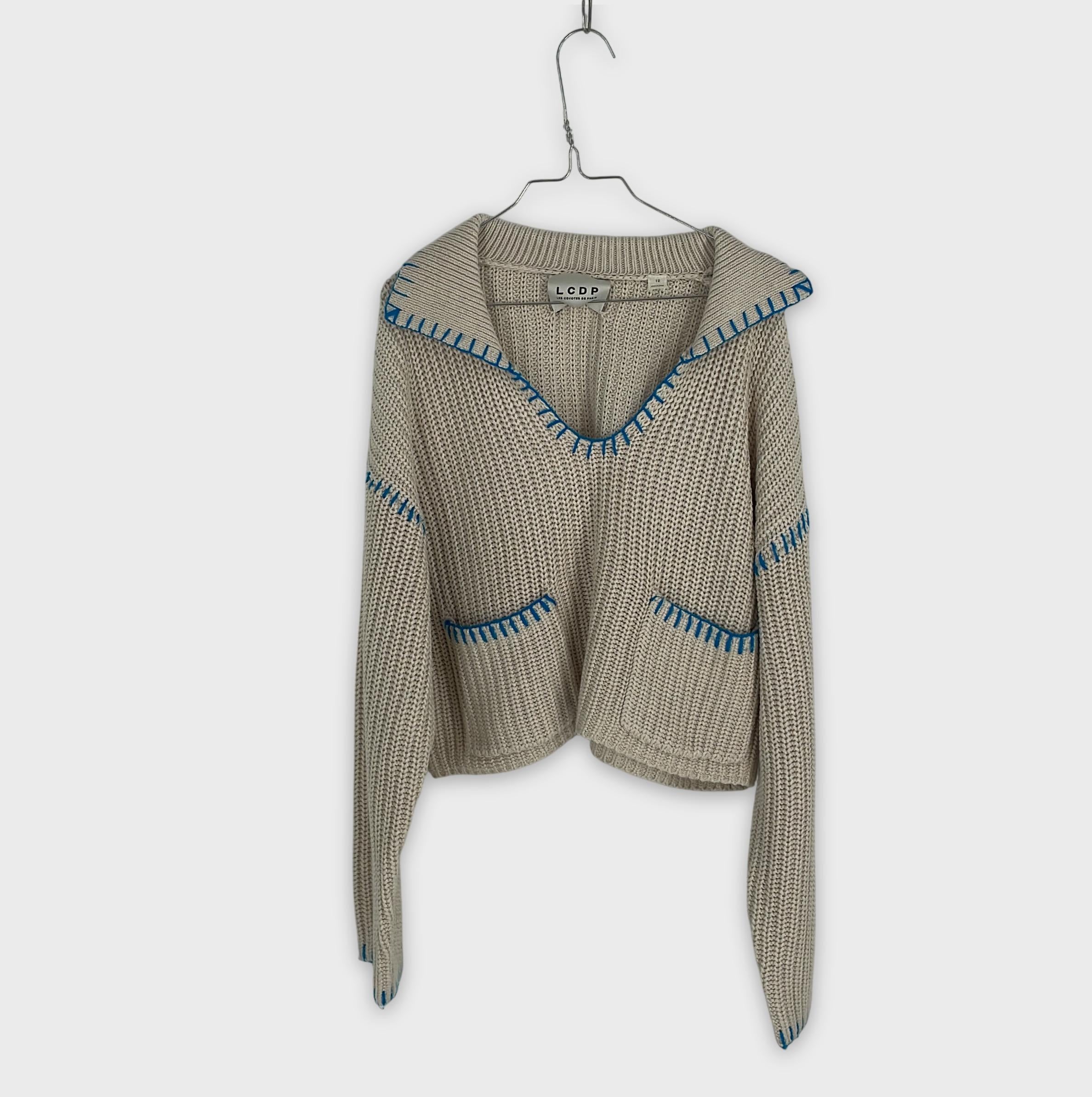 0-LCDP Les Coyotes de Paris - Cardigan en maille - 12 ans