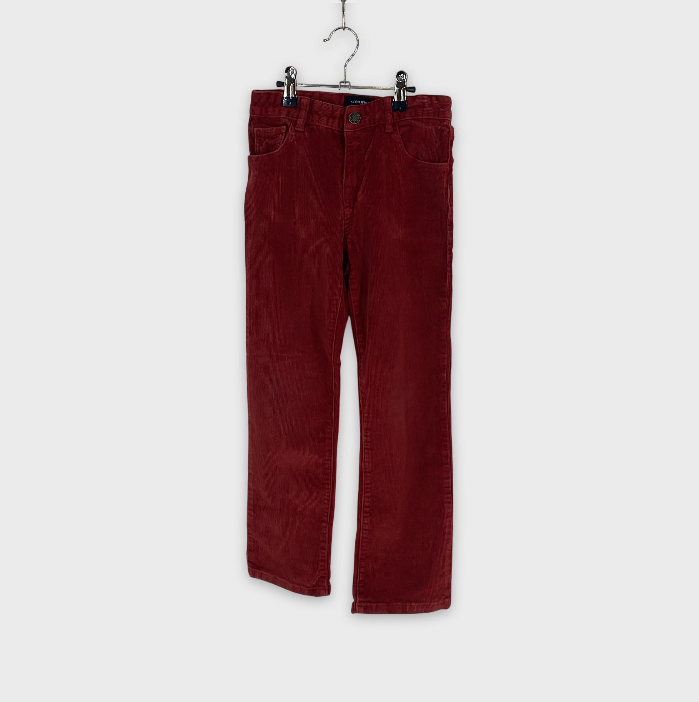 0-Monoprix - Pantalon en velours côtelé - 8 ans