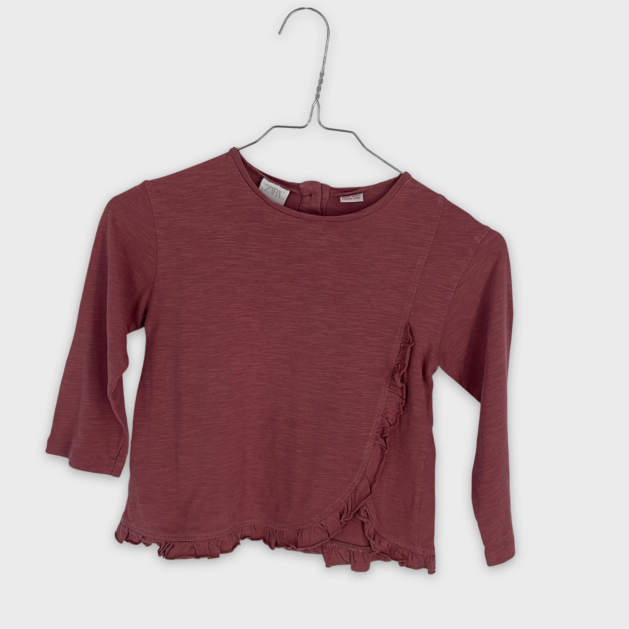 0-ZARA - T-shirt à Manches Longues - 2-3 ANS