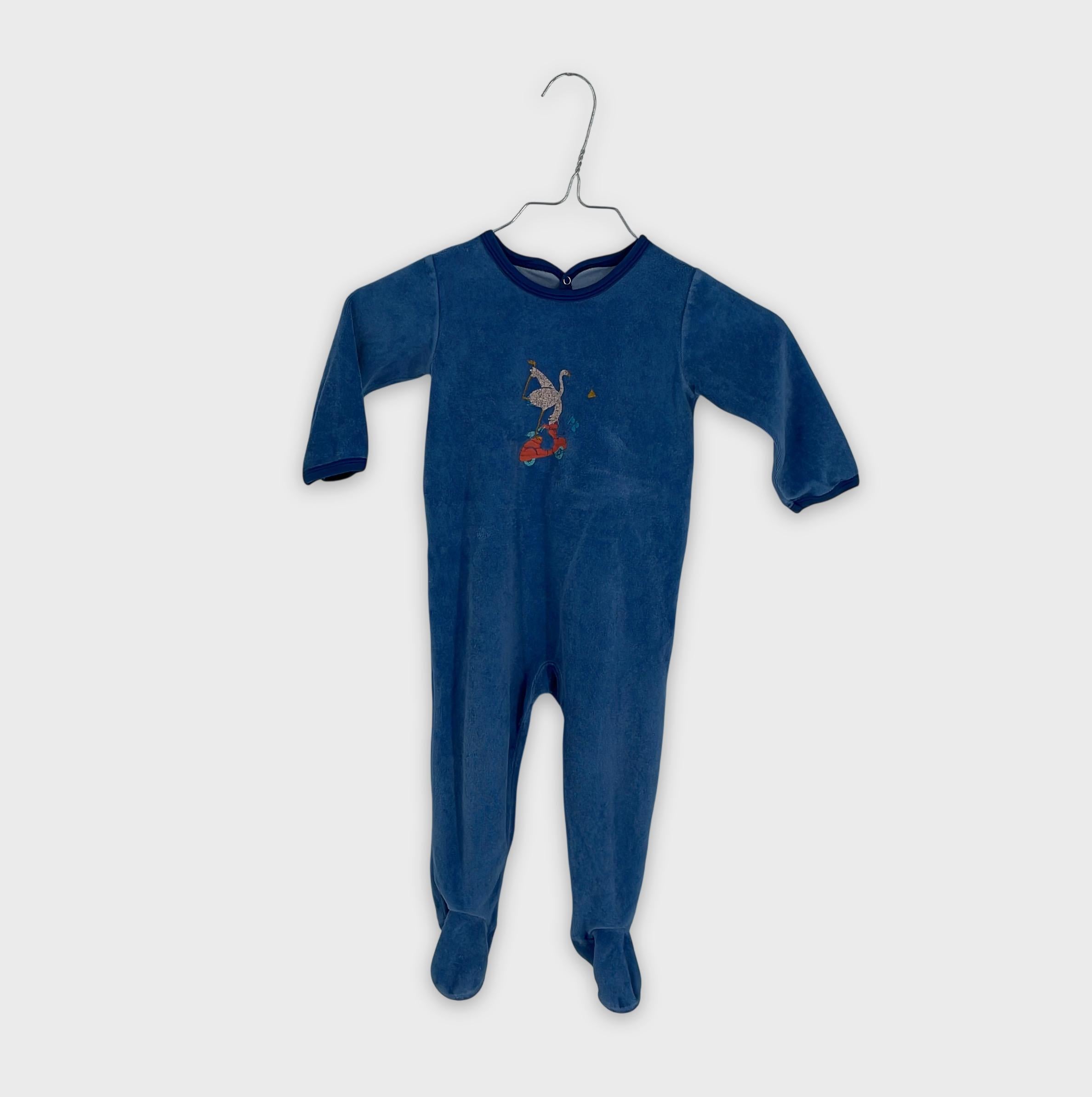 0-Petit Bateau - Combinaison Pyjama - 18M
