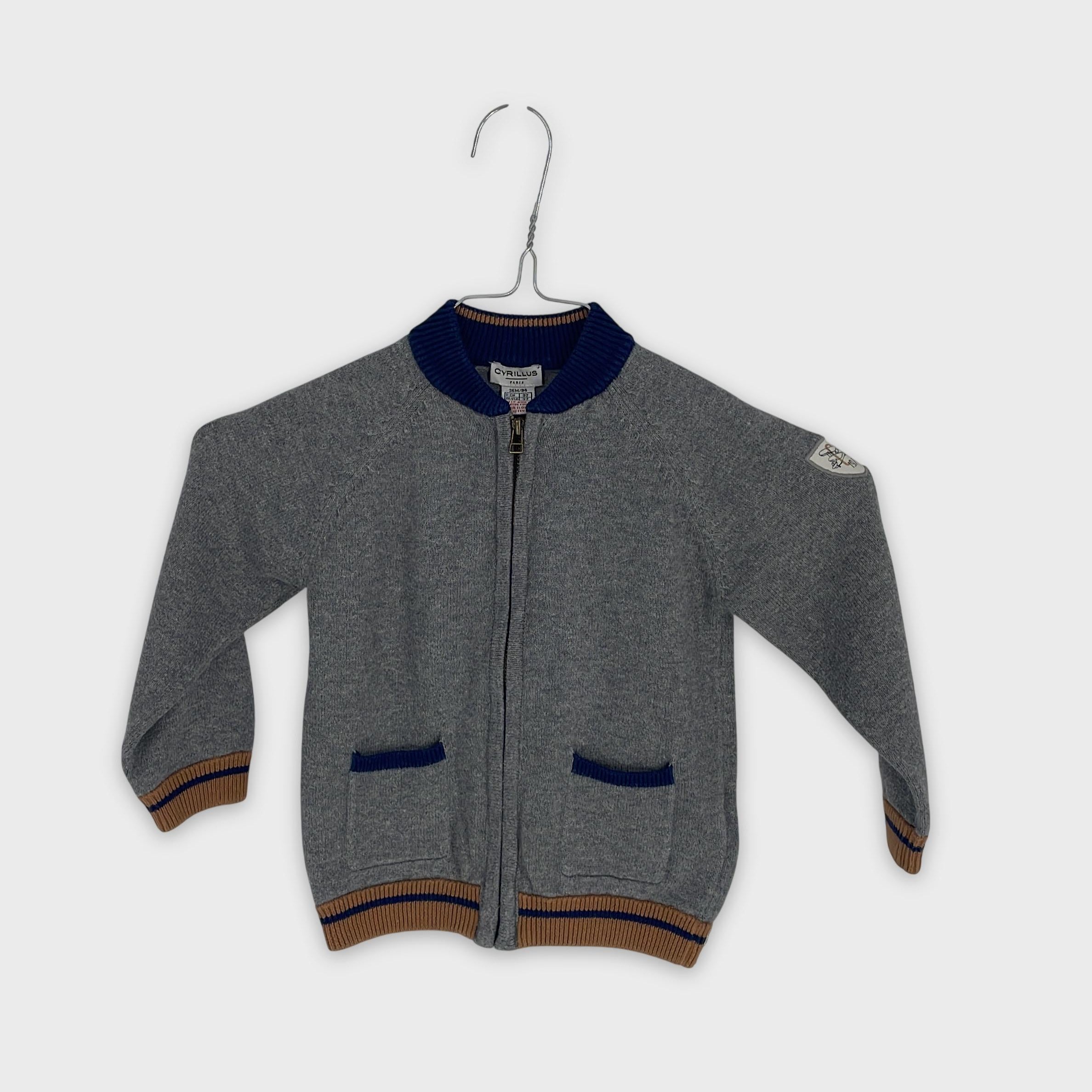 0-CYRILLUS - Gilet Zippé - 36M