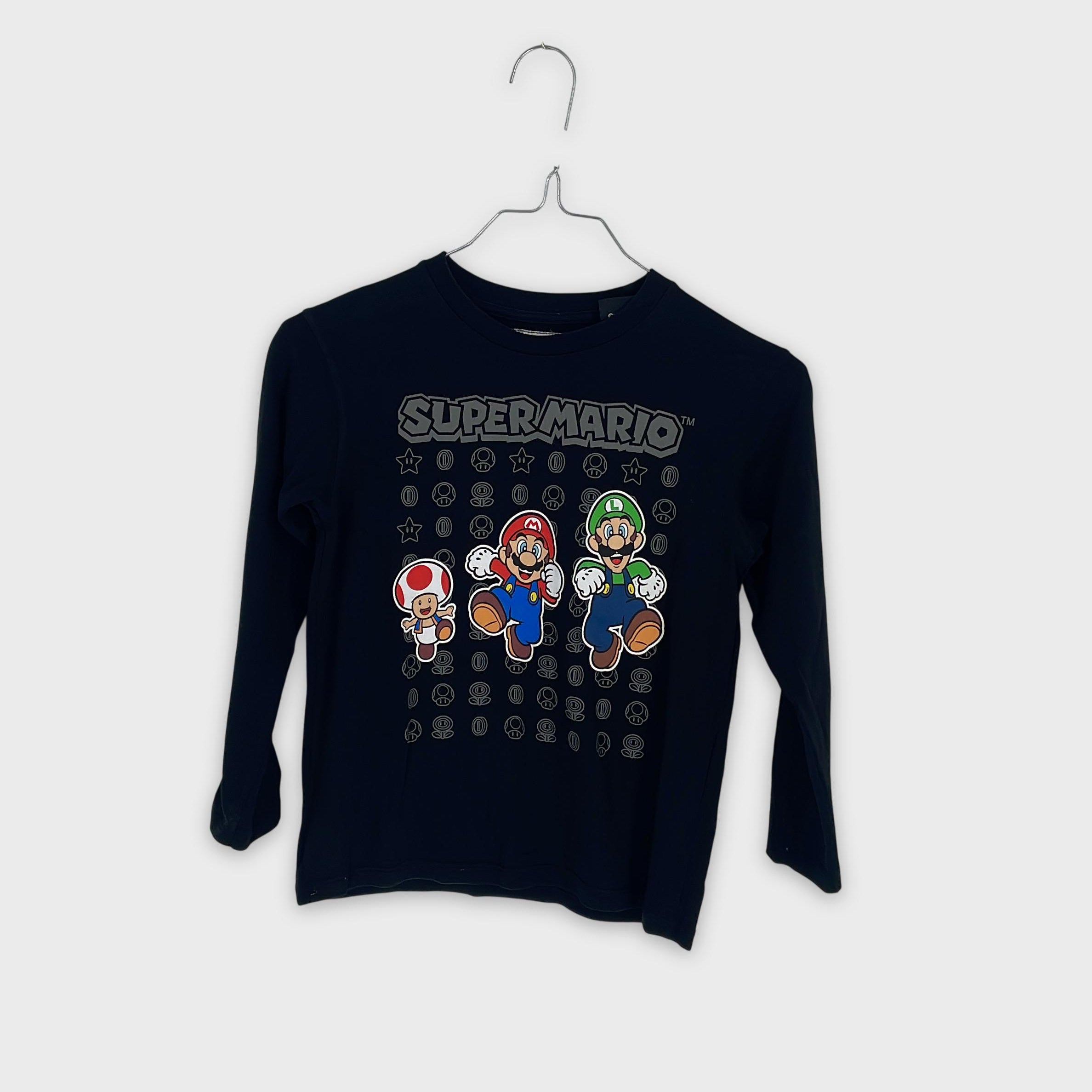 0-Zara - T-shirt à manches longues - Super Mario - Taille 6-7 ans