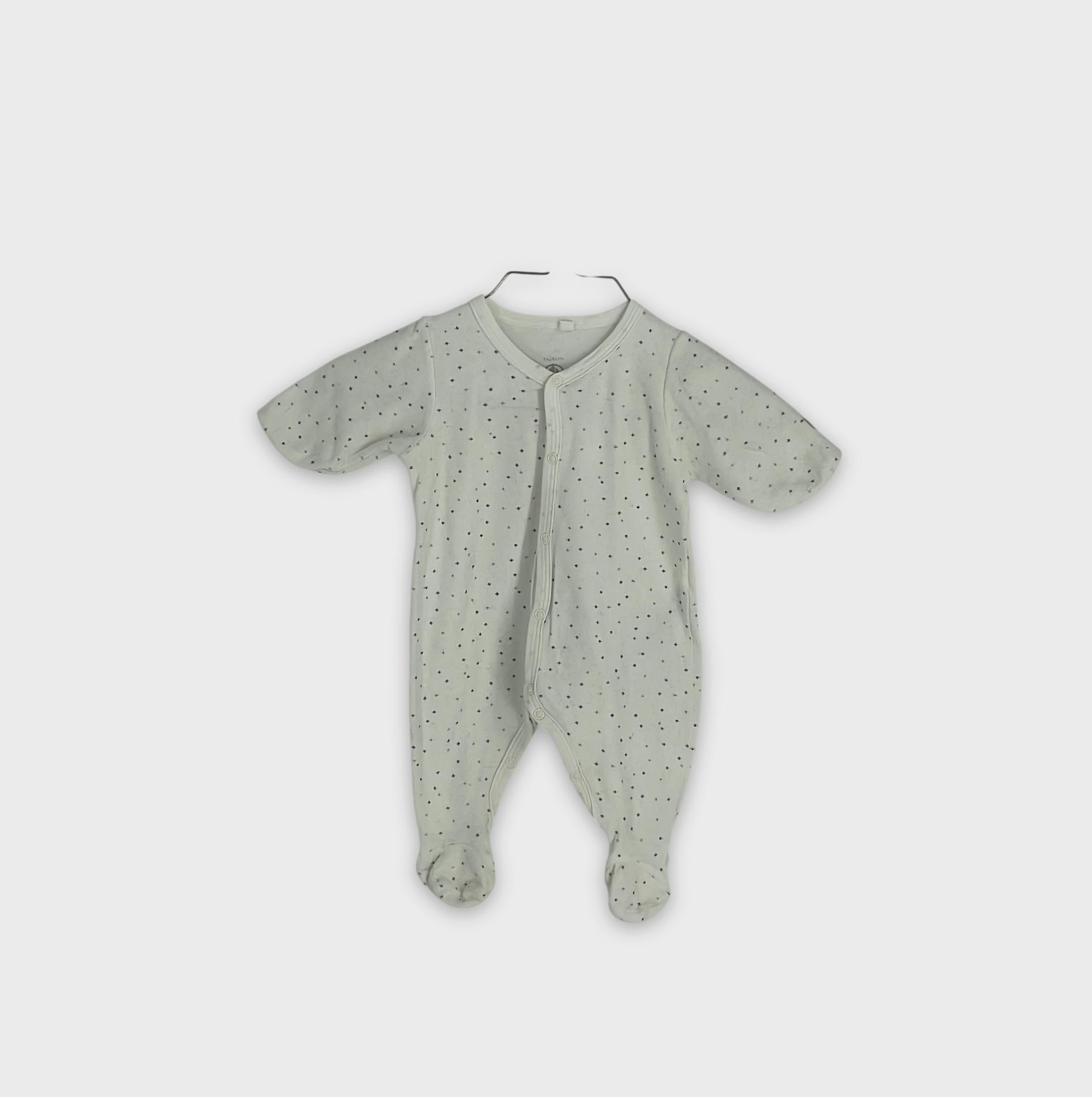 0-Petit Bateau - Pyjama bébé - 1 mois (54cm)