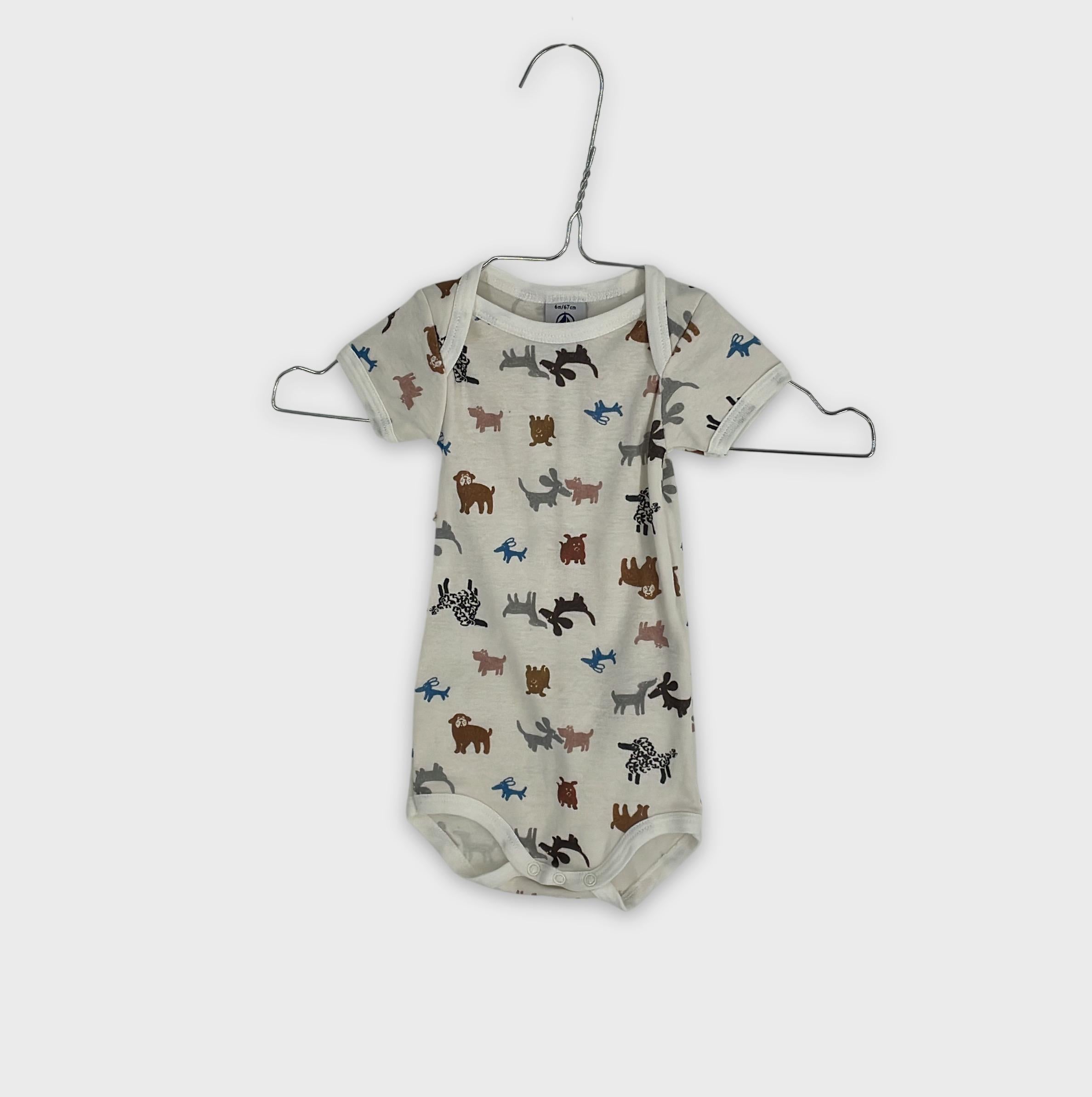 0-Petit Bateau - Body bébé - 6m/67cm