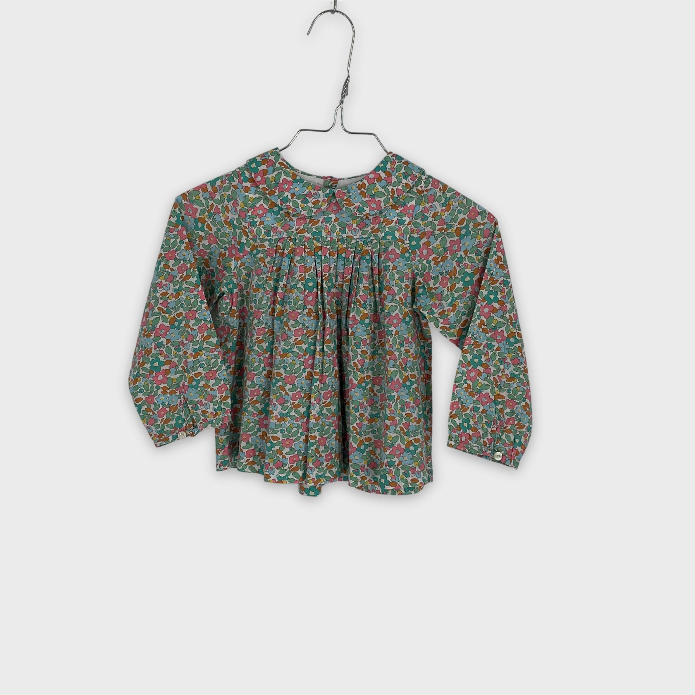 0-Jacadi - Blouse Florale - 36M / 96cm