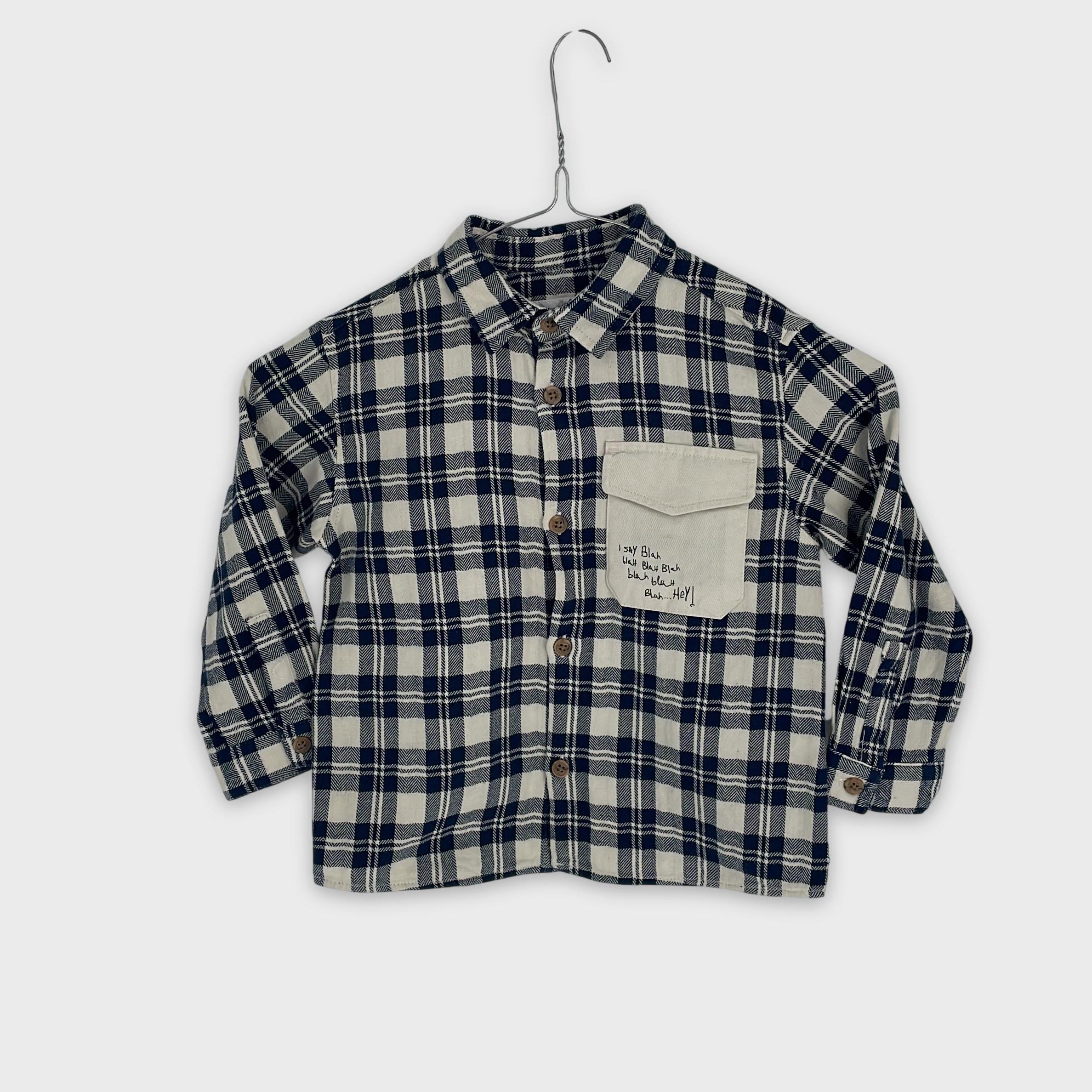 0-Zara - Chemise à carreaux - 2-3 ans