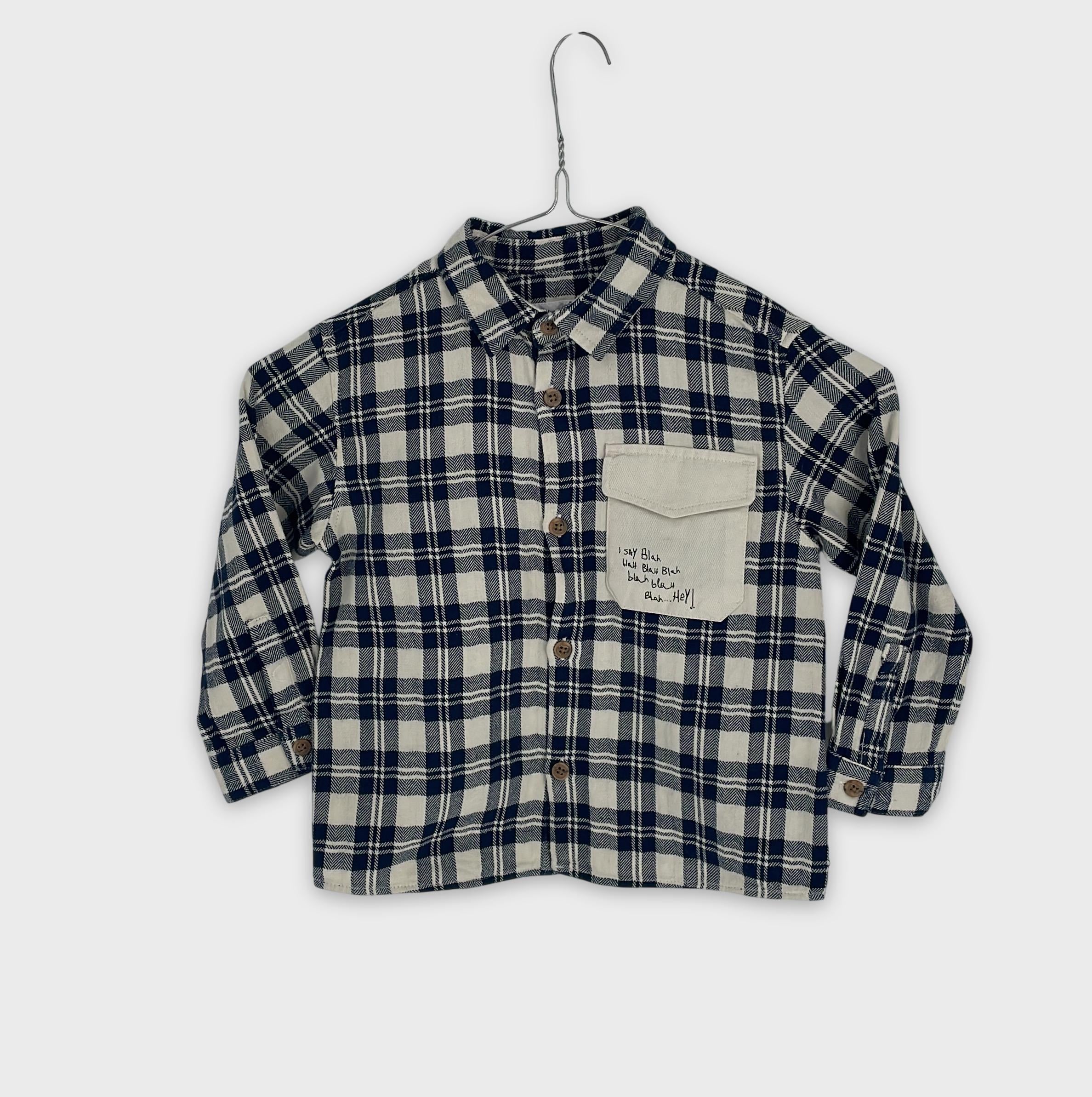 0-Zara - Chemise à carreaux - 2-3 ans