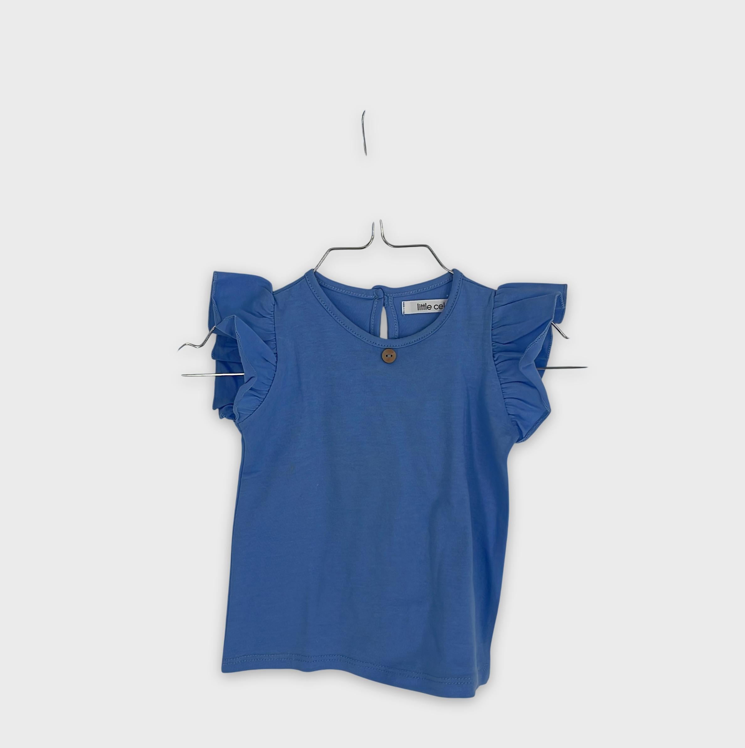 0-little celebs. - T-shirt à volants - 18 mois