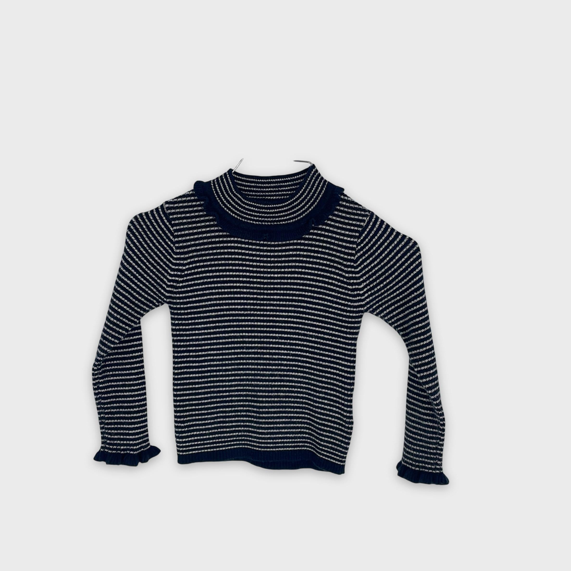 0-Cyrillus - Pull rayé - Taille 4 ans