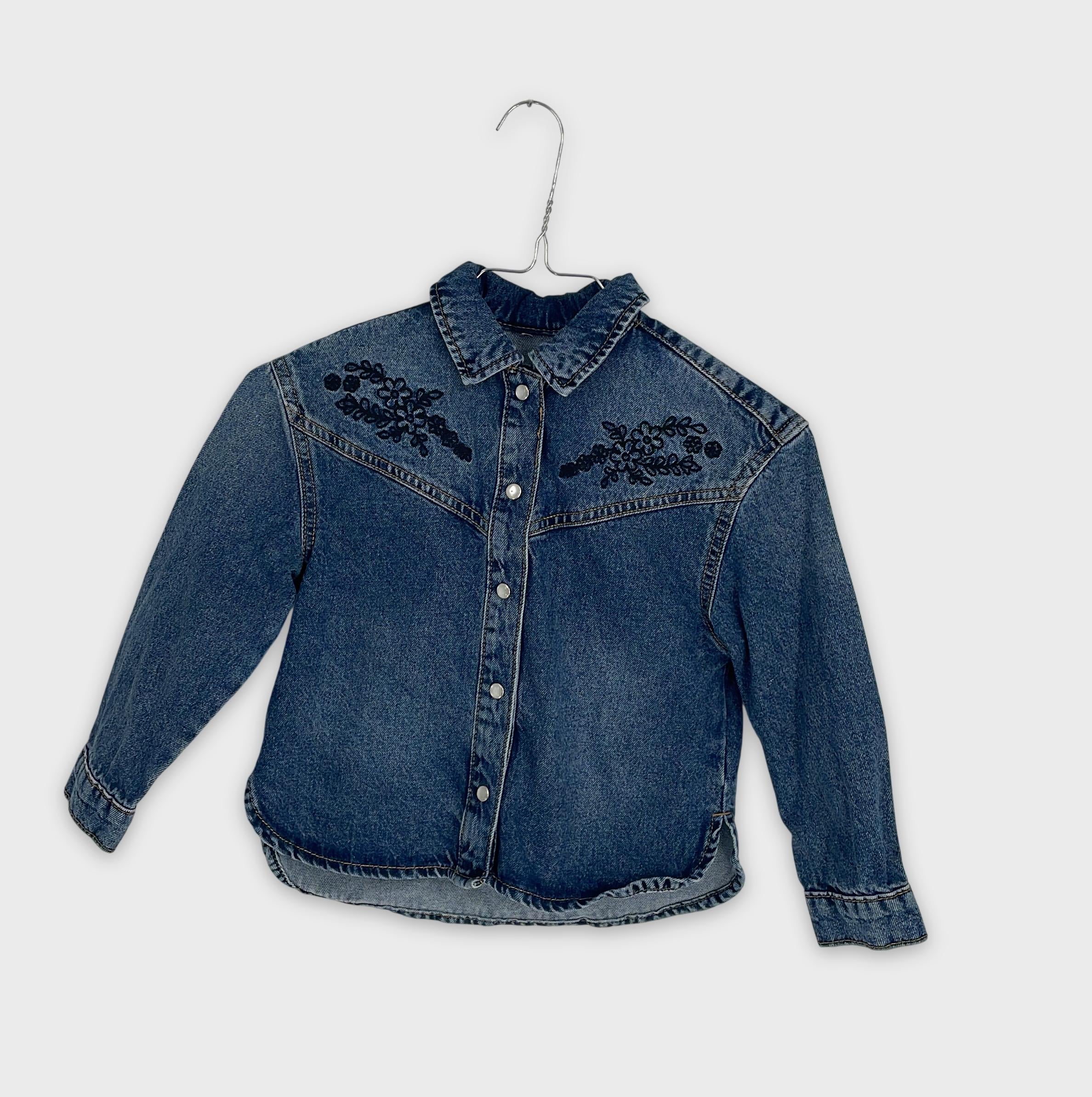 0-KIABI - Chemise en jean brodée - 6A