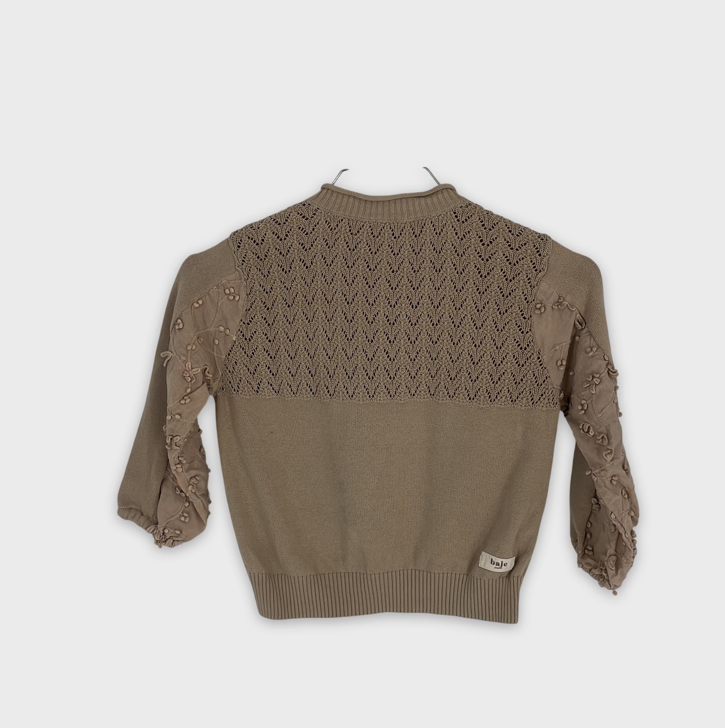 0-Baje Studio - Pull en maille ajourée - 3-4 ans (104 cm)