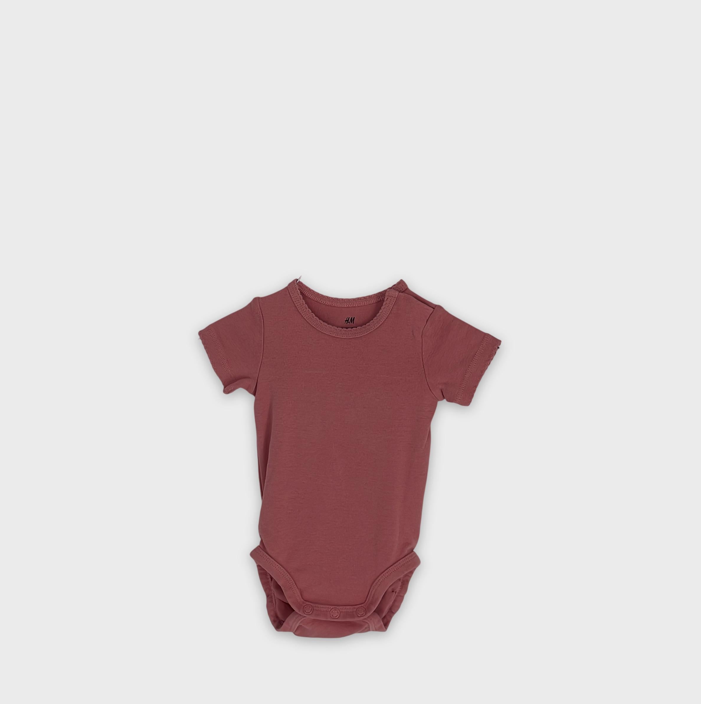 0-H&M - Body Bébé Manches Courtes - 3 Mois