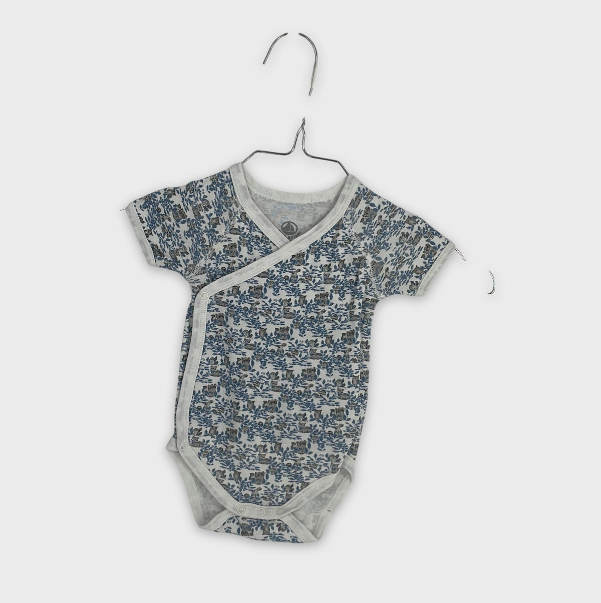 0-Petit Bateau - Body cache-cœur - 6M/67cm