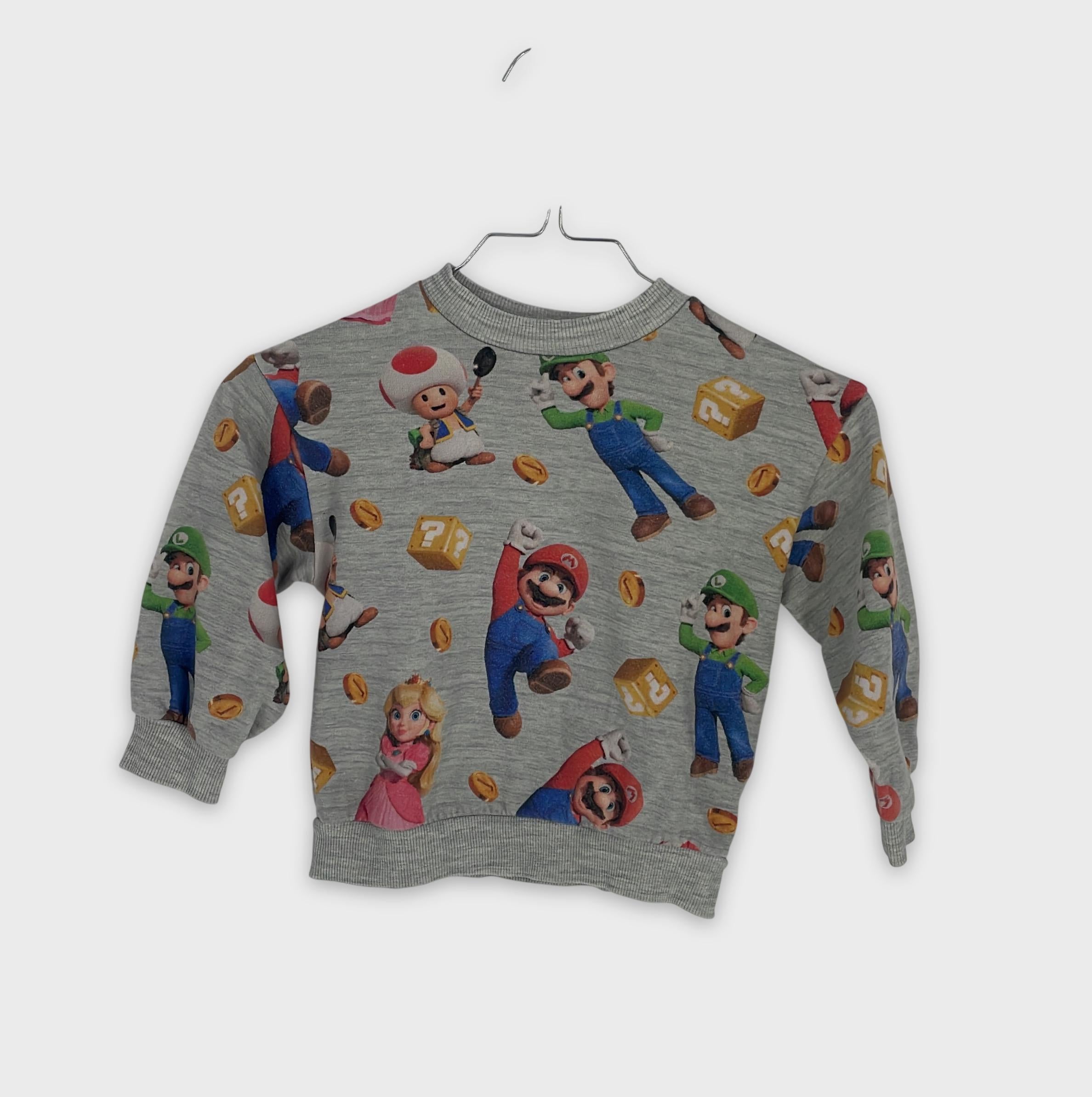 0-H&M - Sweatshirt Super Mario - EUR 98/104