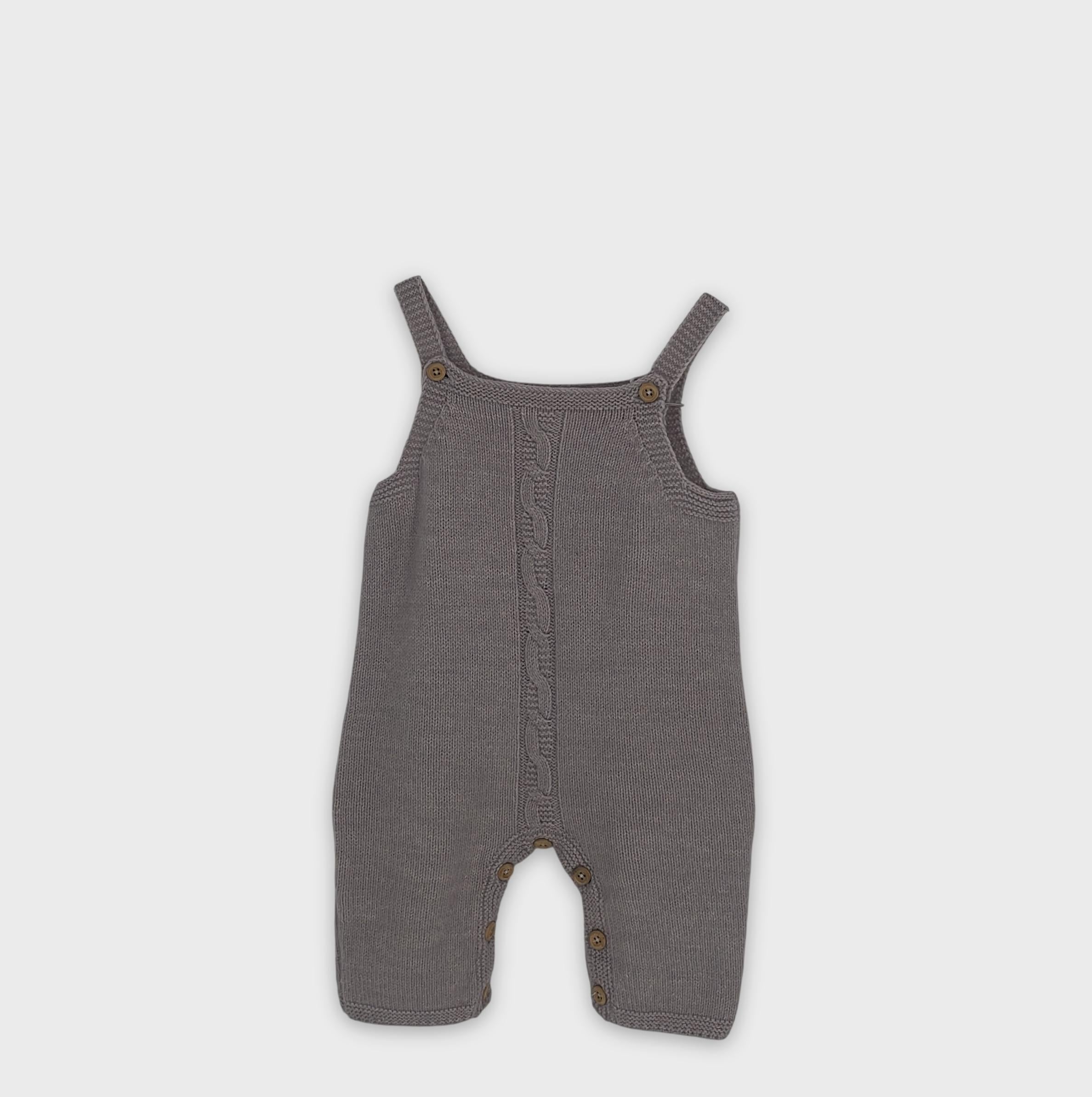 0-bonnera pompon. - Barboteuse en maille - 1M