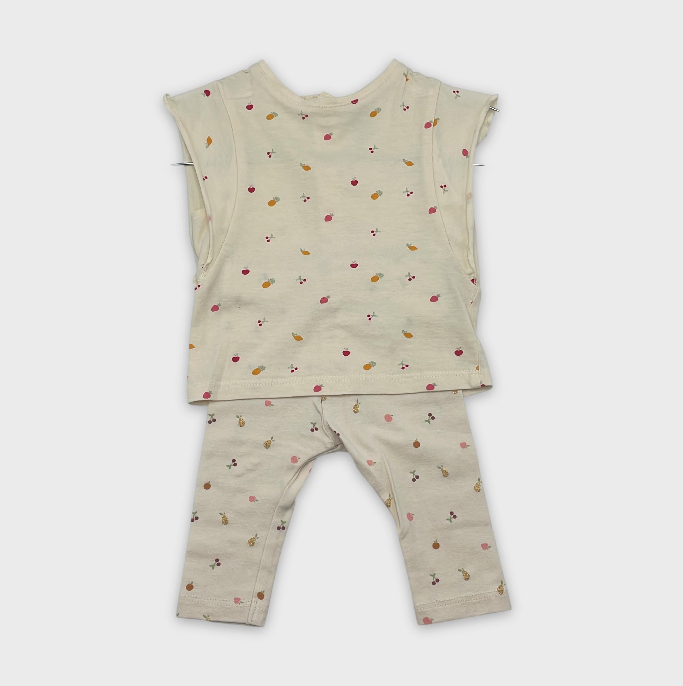 0-Kiabi - Ensemble Haut & Legging - 3M