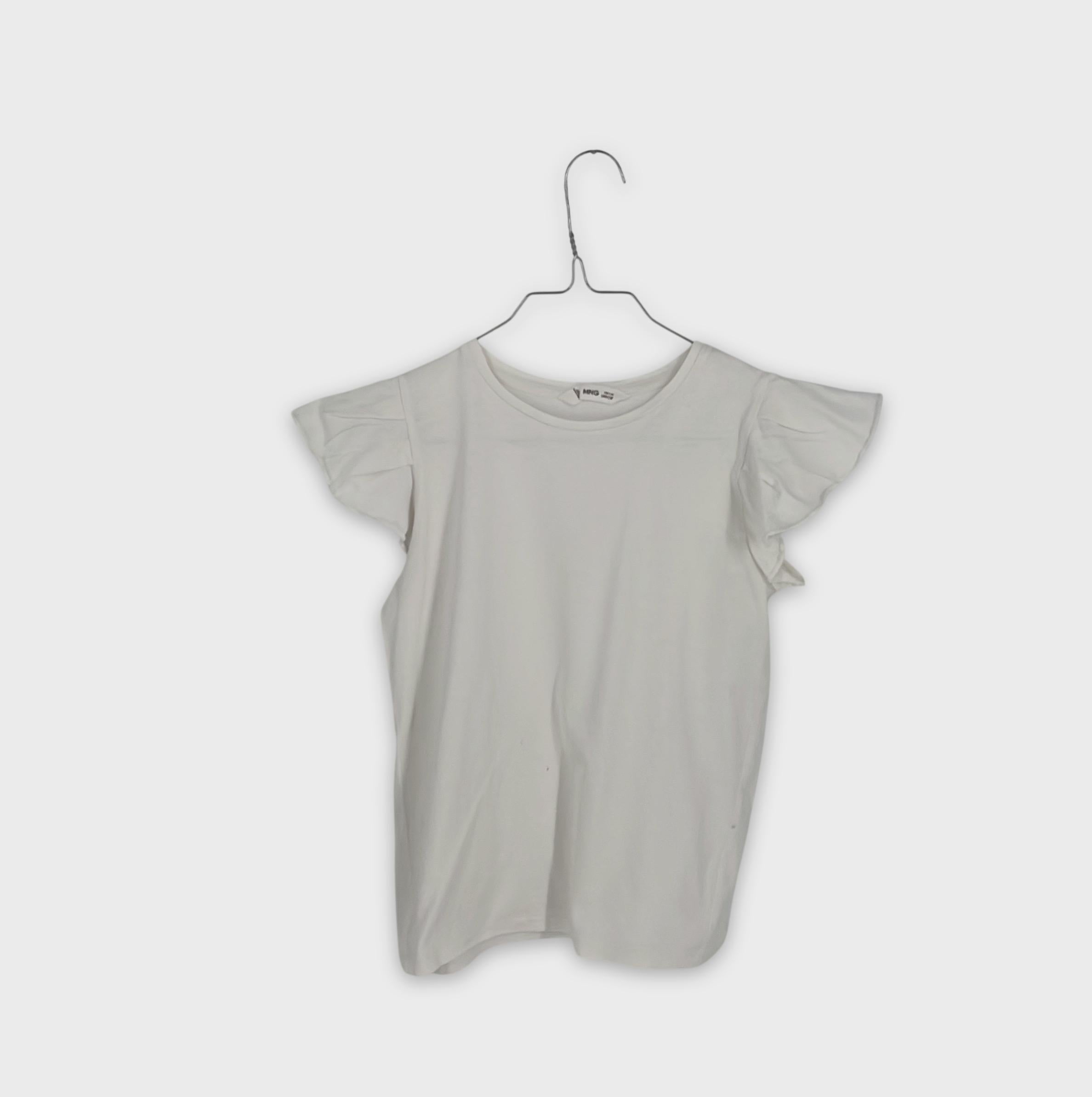 0-MNG - T-shirt manches volantées - 9-10 ans