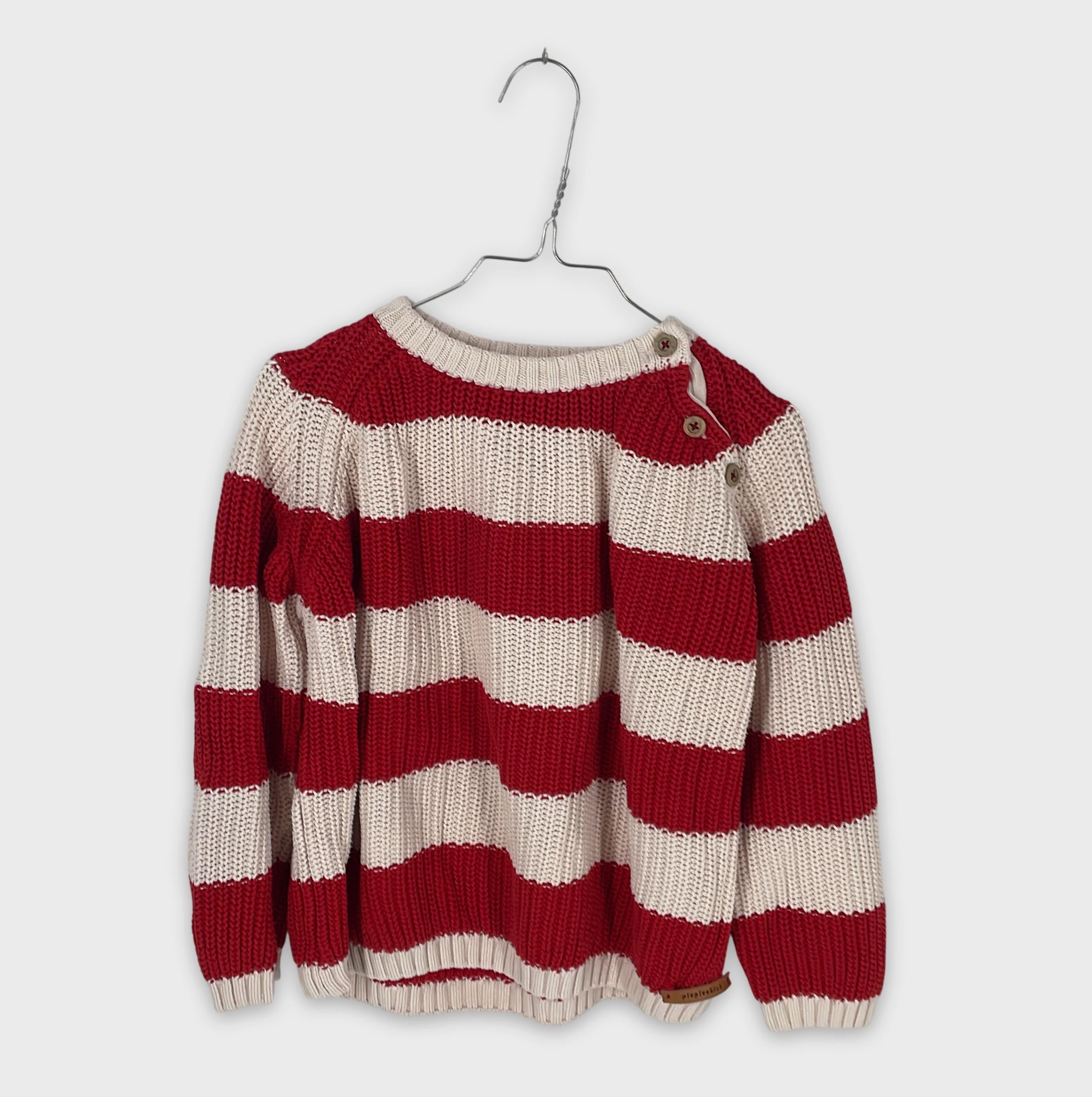 0-piupiuchick - Pull en maille rayé - 12 ans