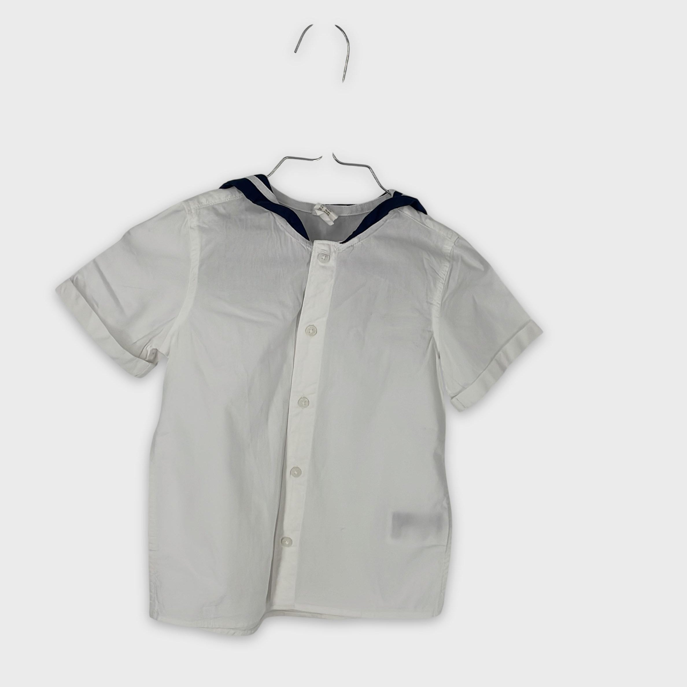 0-H&M - Chemise marin - Taille 92 (1.5-2 ans)