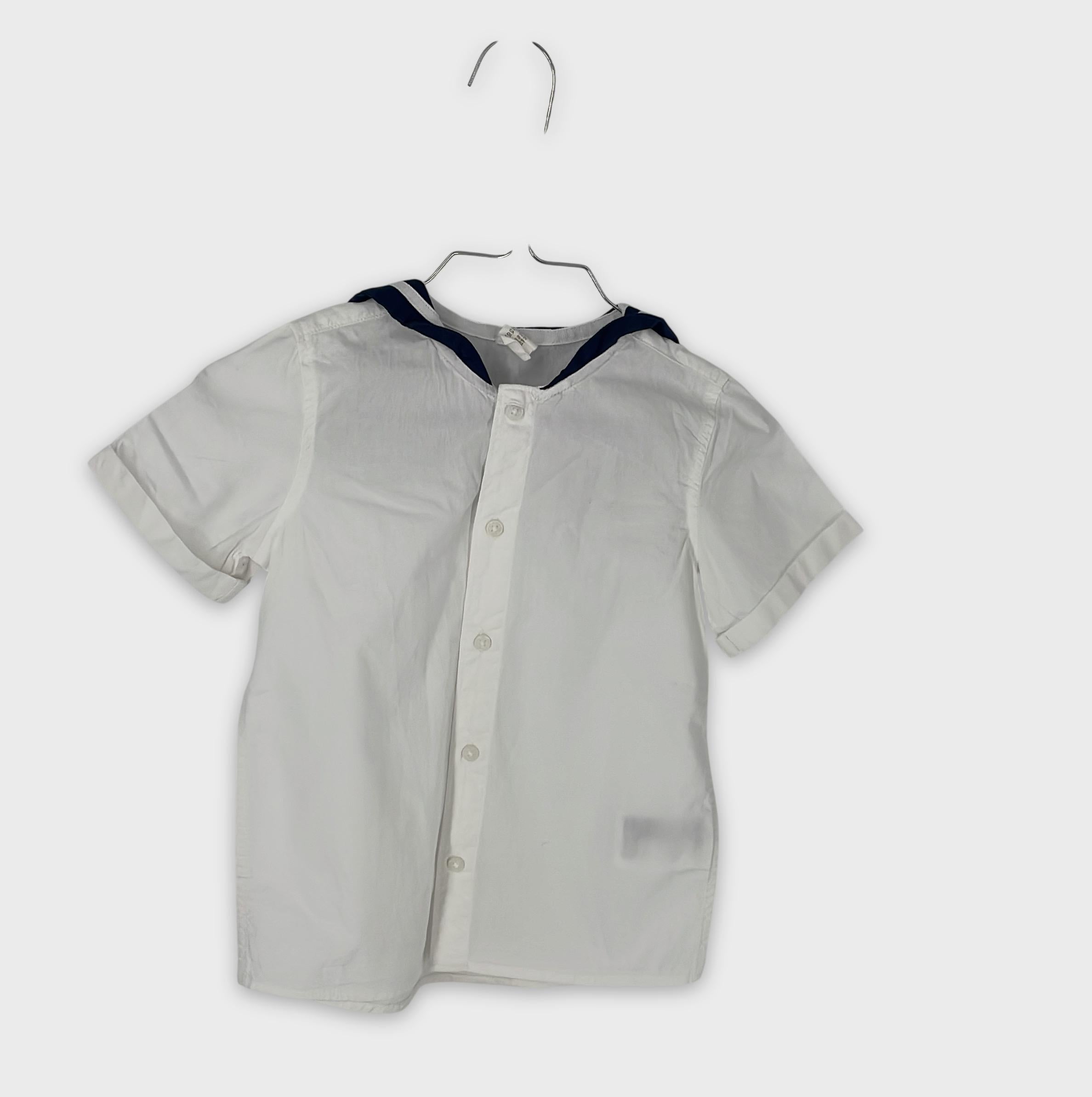 0-H&M - Chemise marin - Taille 92 (1.5-2 ans)