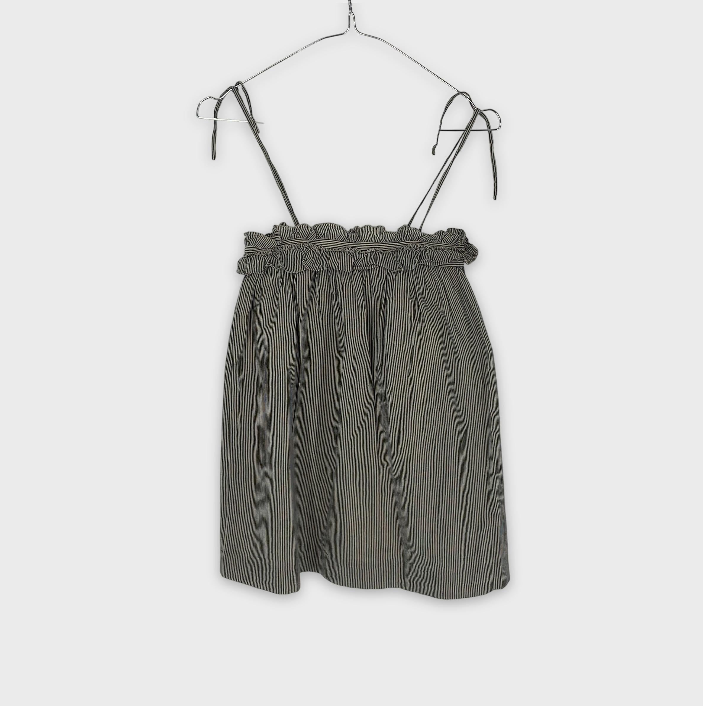 0-Inconnu - Top à bretelles rayé - S/M (estimé)