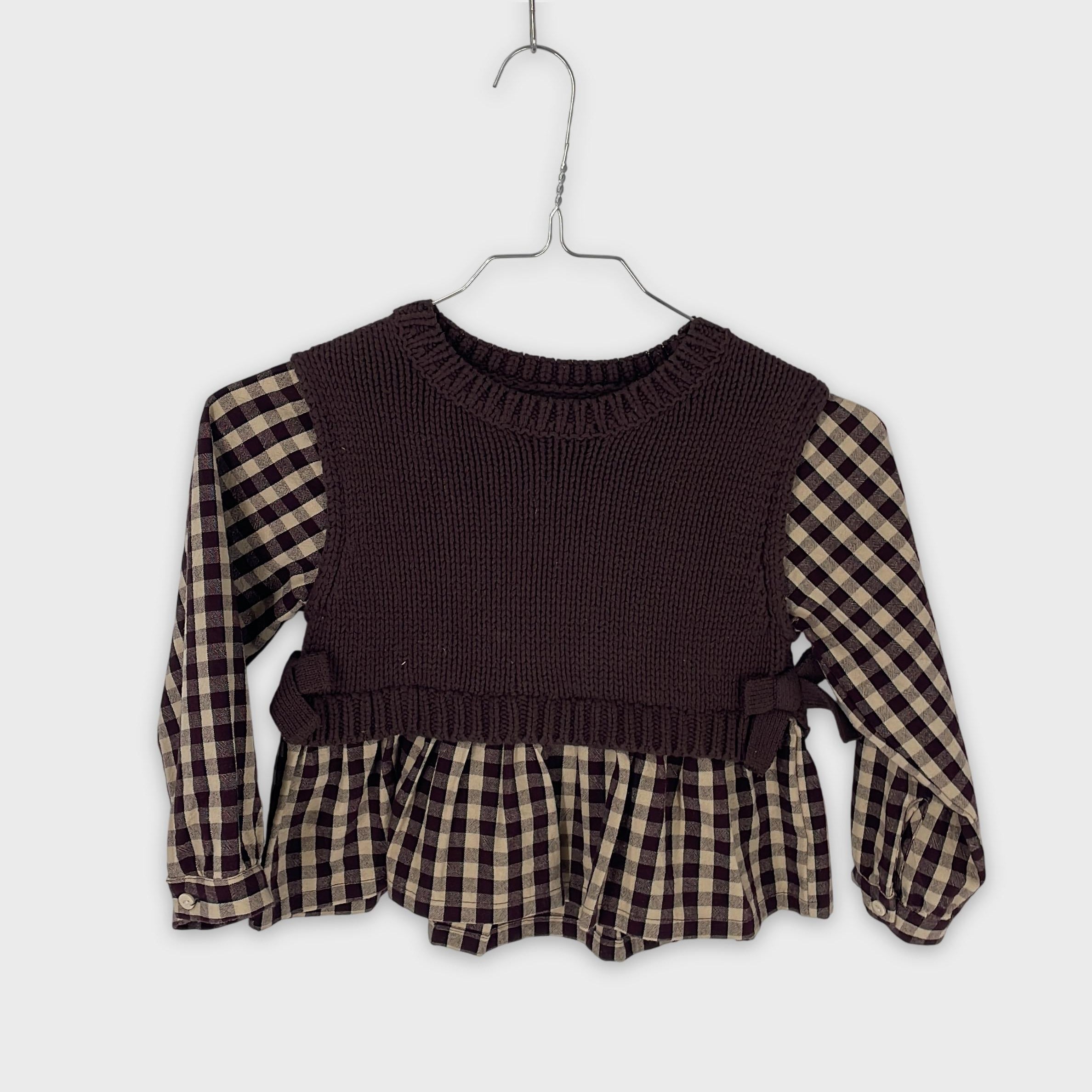 0-ZARA - Ensemble gilet et chemise à carreaux - 4 ans