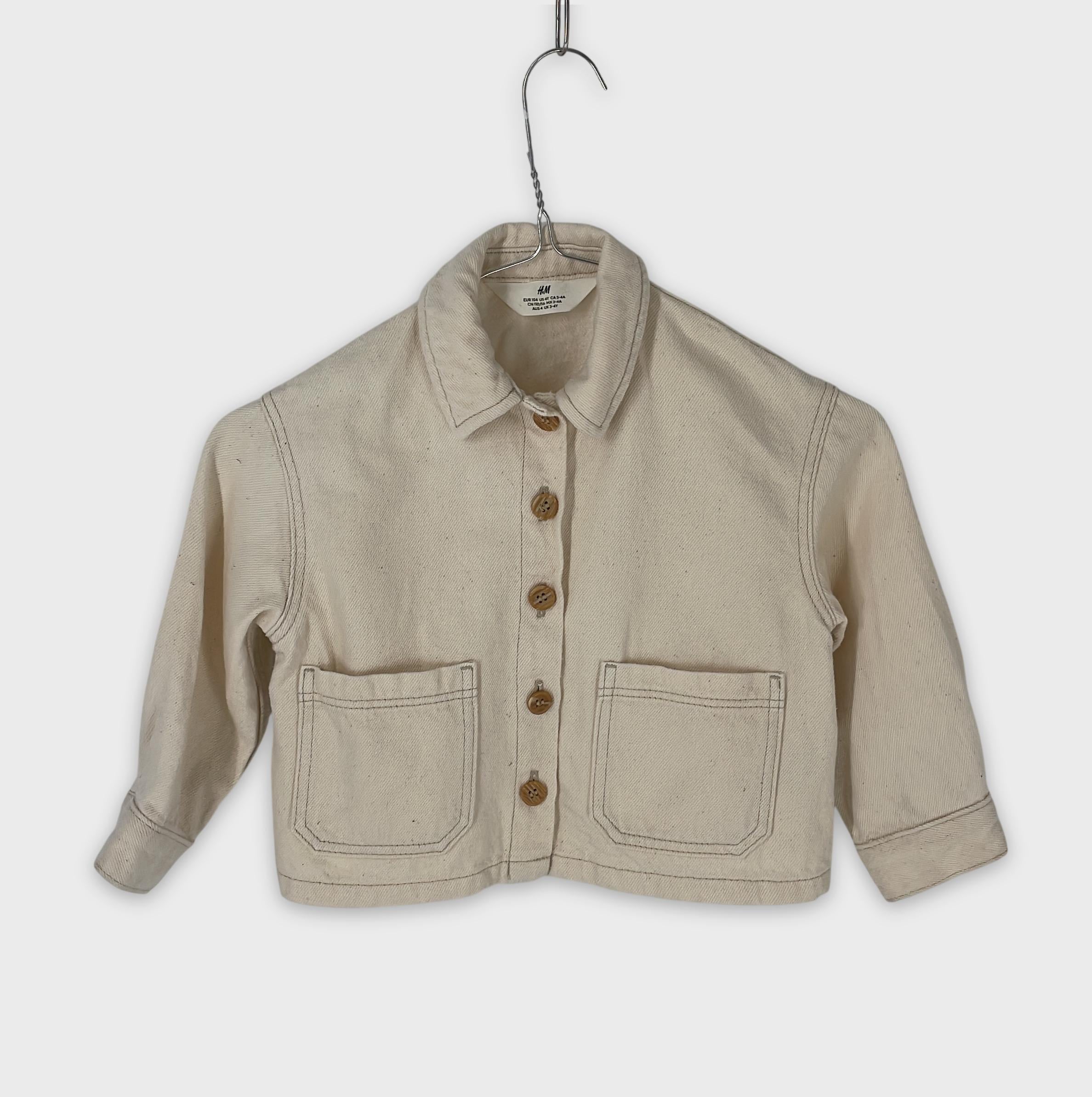 0-H&M - Veste en toile - 3-4 ans (104 cm)