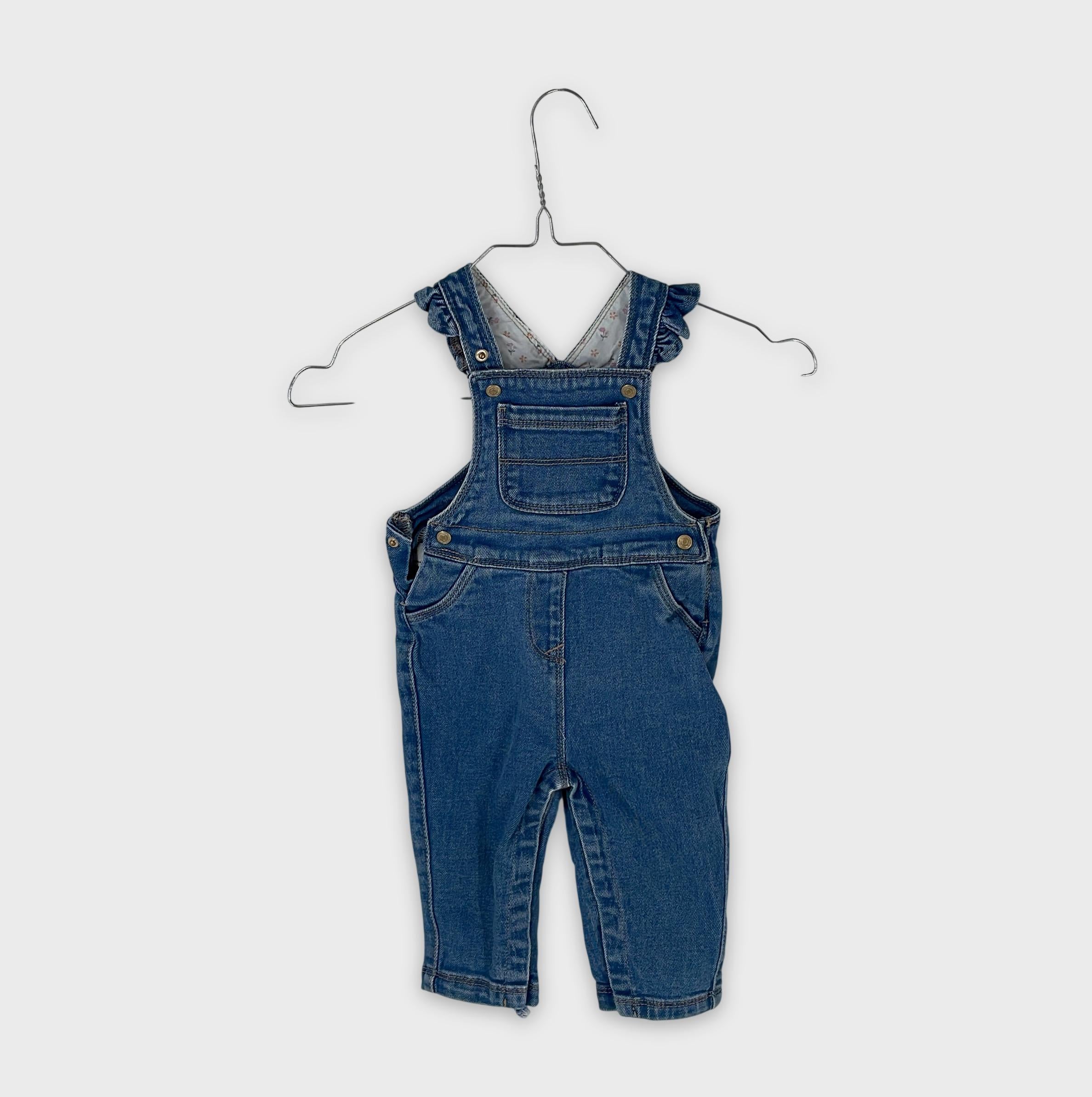 0-Tape à l'œil - Salopette en jean - 12M / 74CM