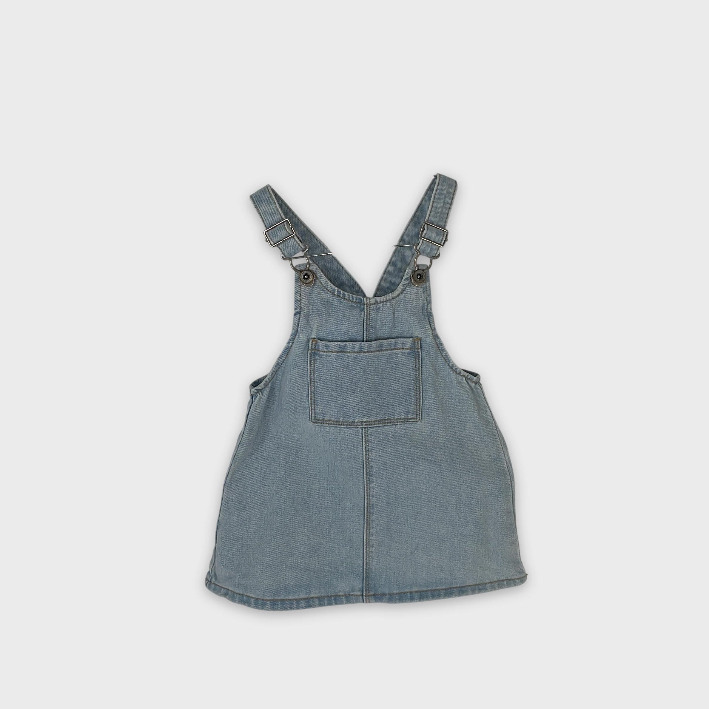 0-ZARA - Robe Salopette en Jean - 18-24 Mois