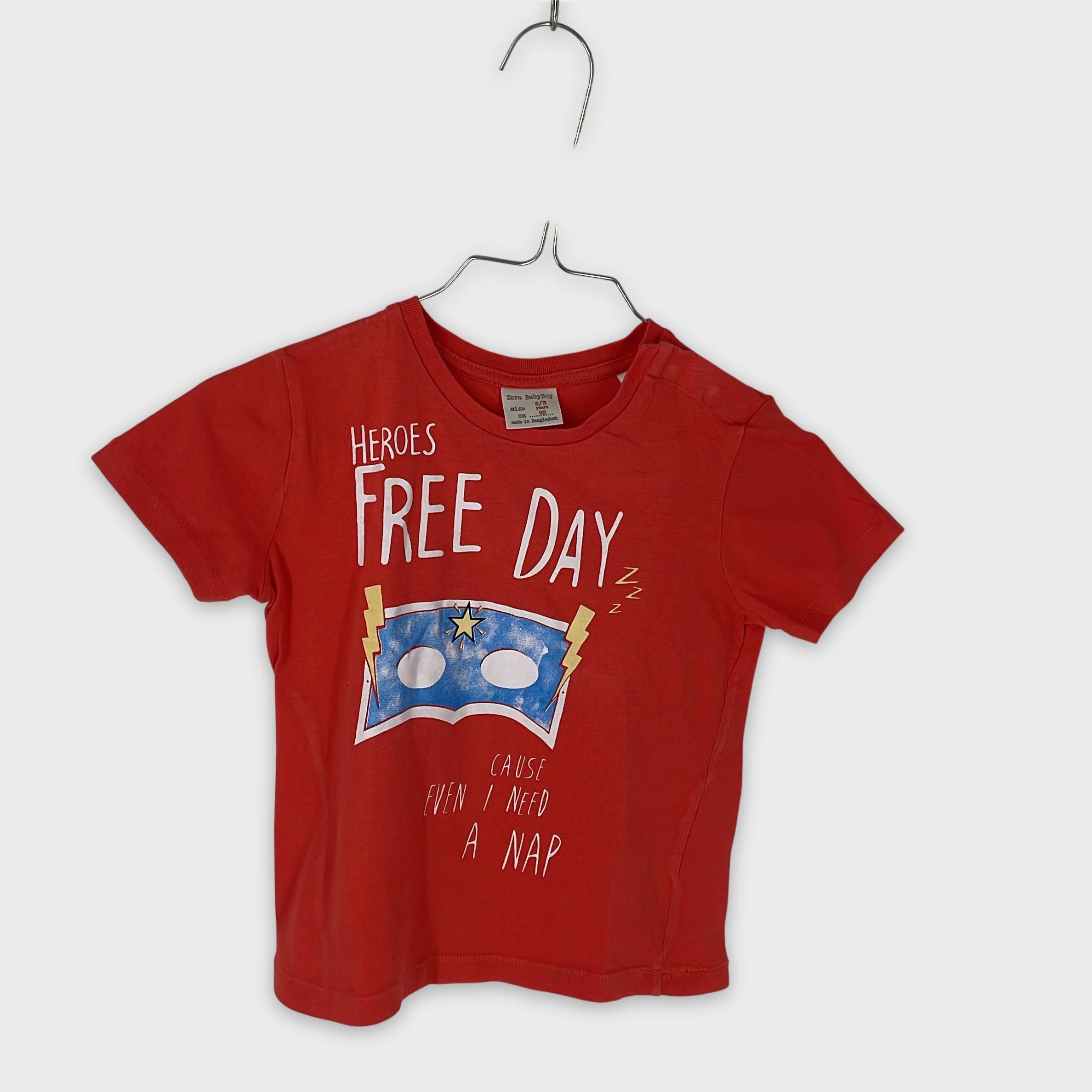 0-Zara BabyBoy - T-shirt - 2/3 ans (98 CM)