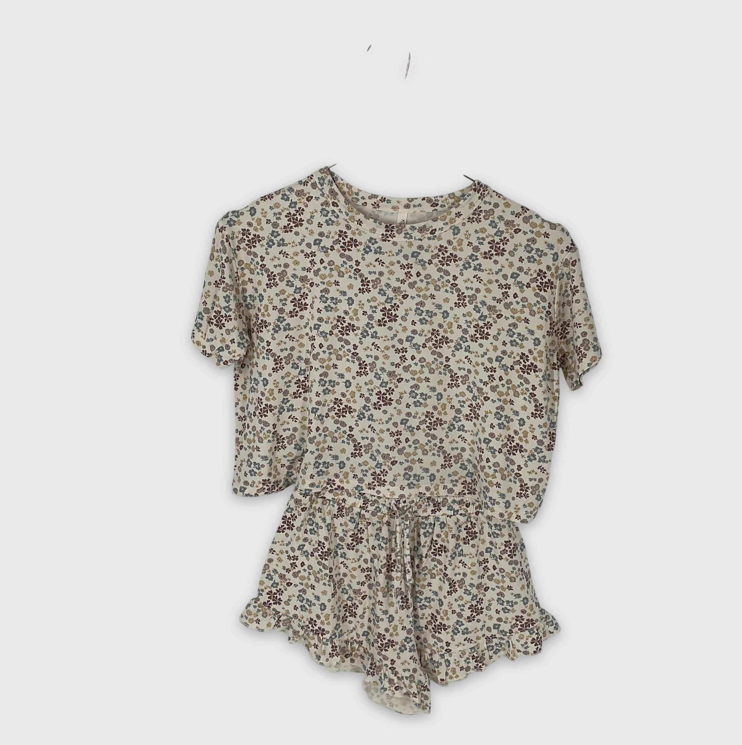 0-Rylee + Cru - Robe à Fleurs - 4-5 ans
