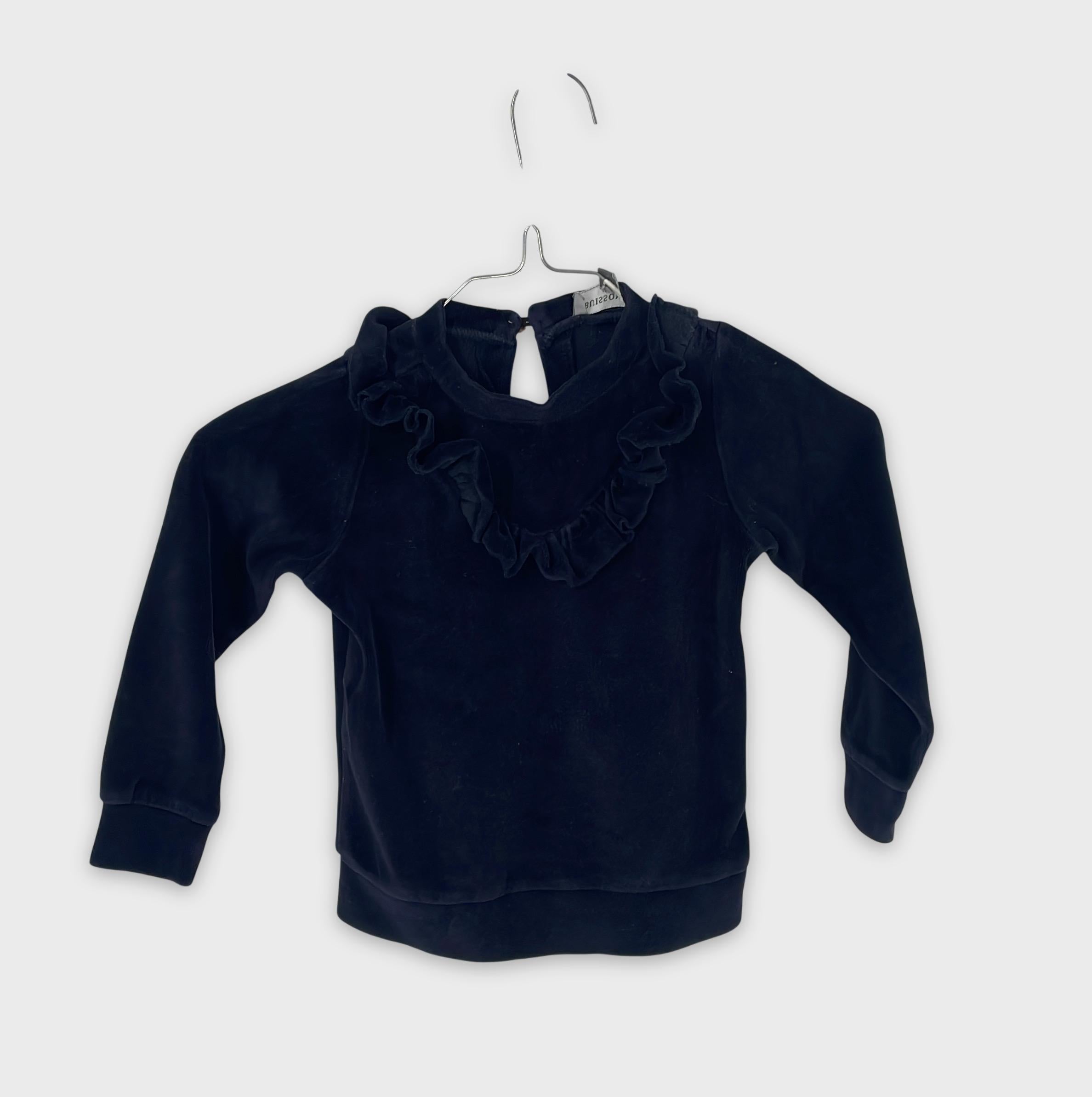 0-BUISSONIÈRE & Girls - Sweat velours - 4 ans