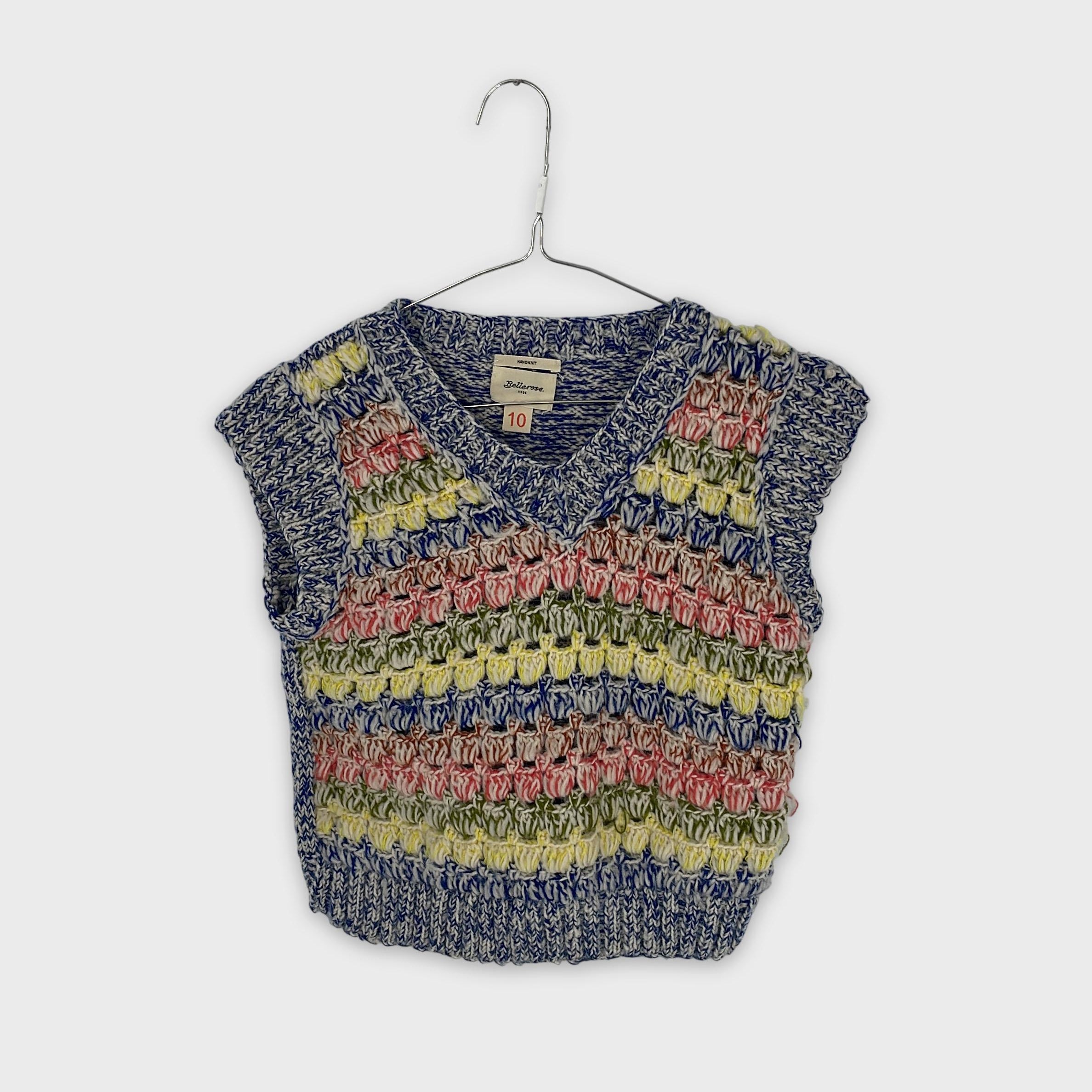 0-Bellerose - Gilet en maille sans manches - Taille 10