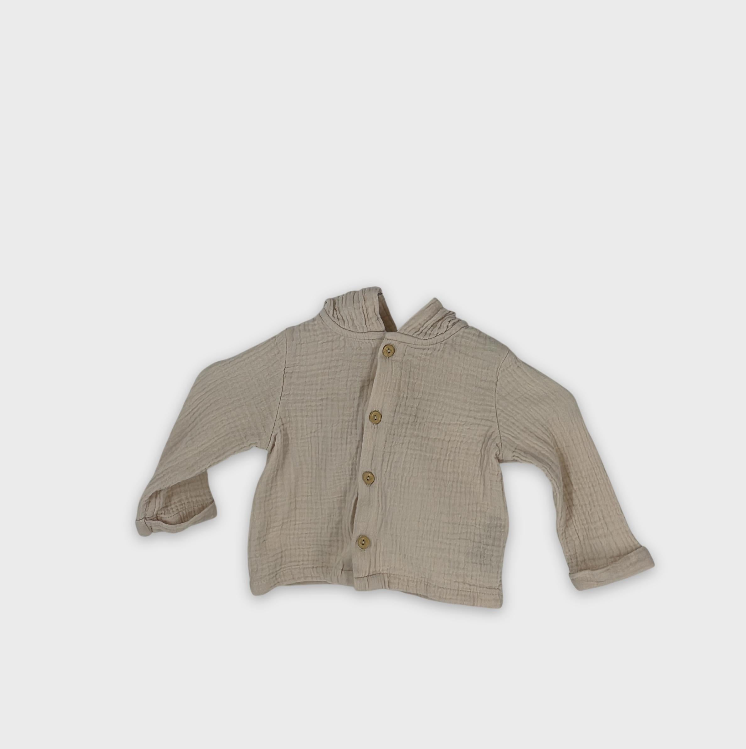 0-H&M - Chemise bébé en gaze de coton - 4-6 mois