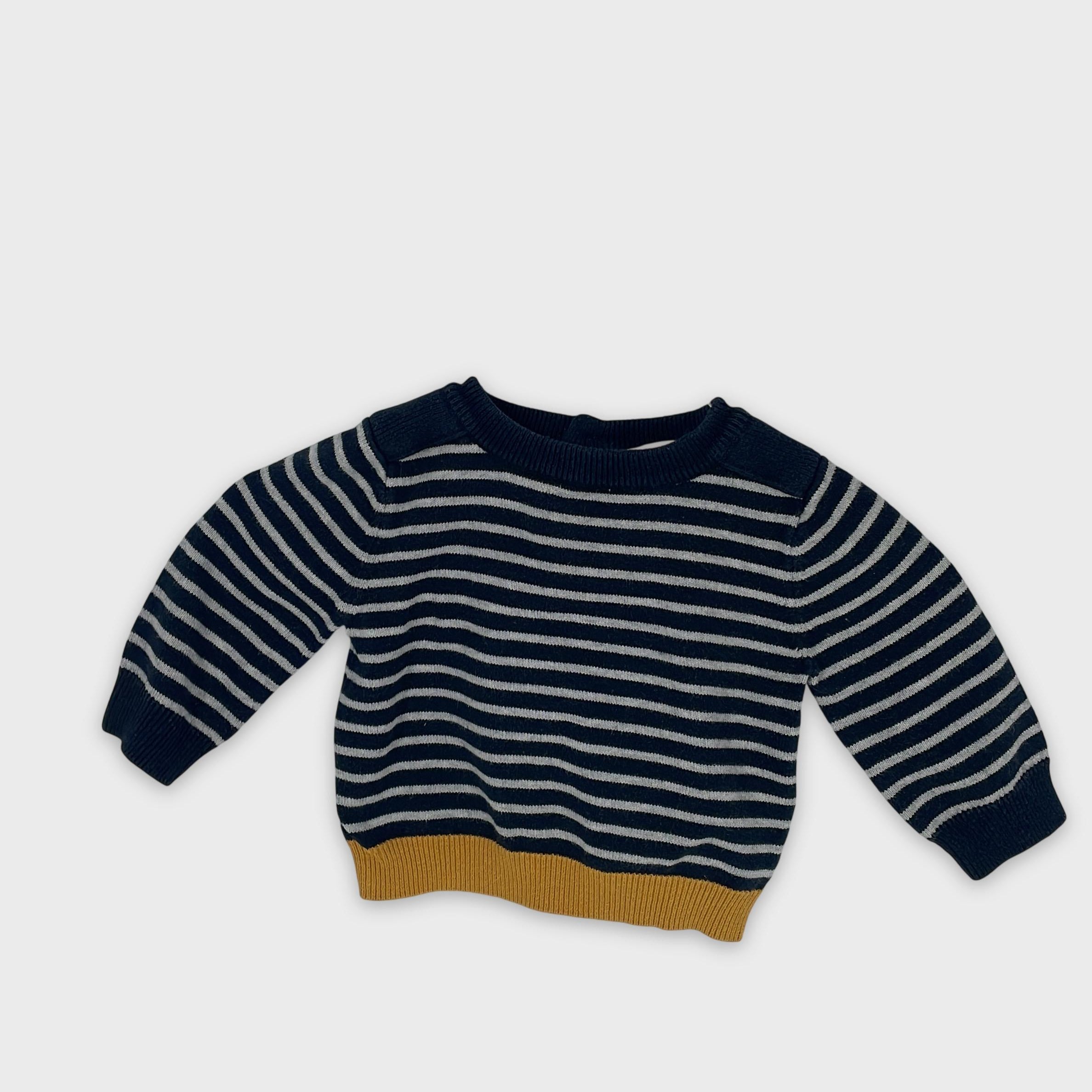 0-Jacadi - Pull rayé - 6M